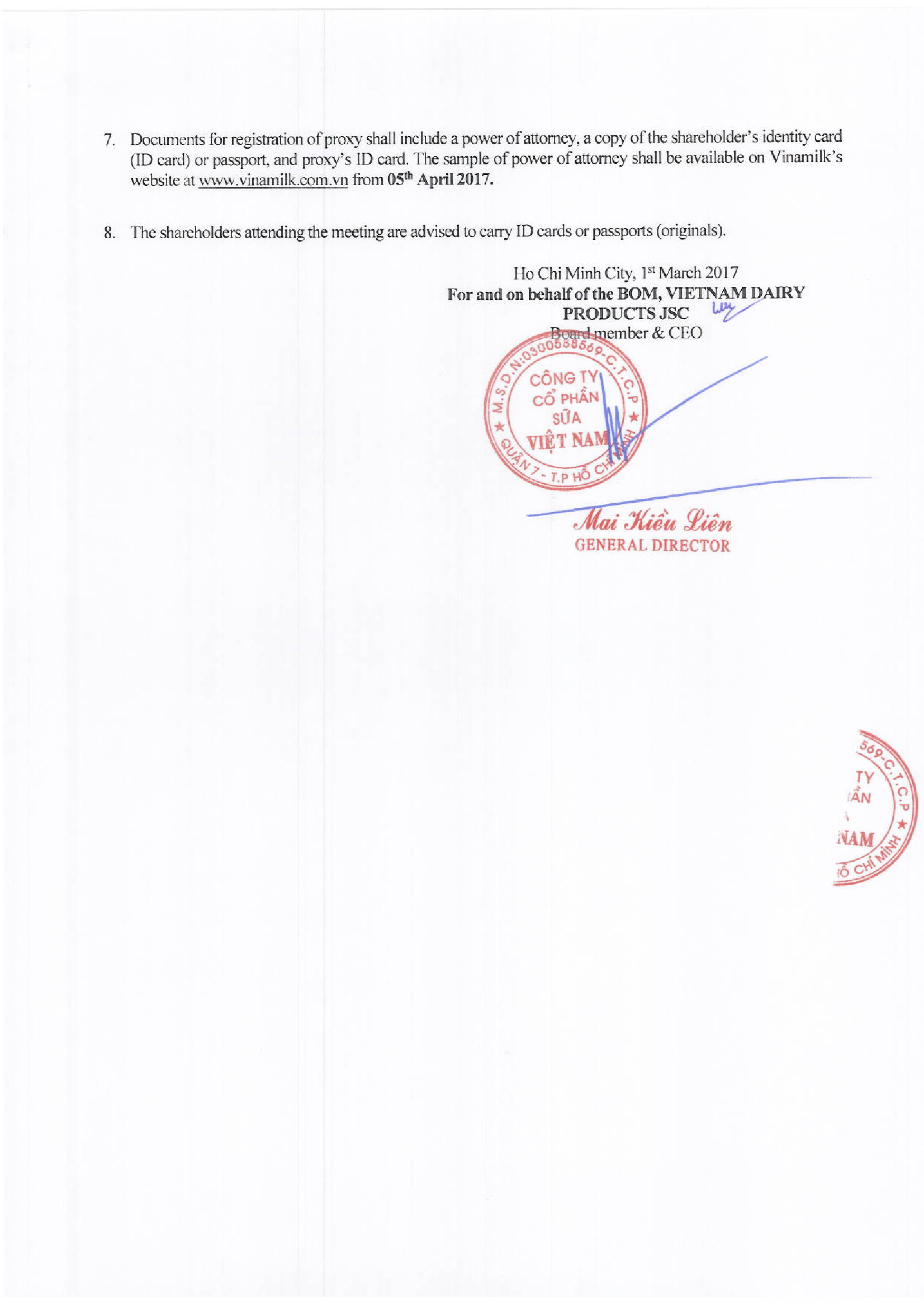 Notice annual general meeting of shareholders 2017 2