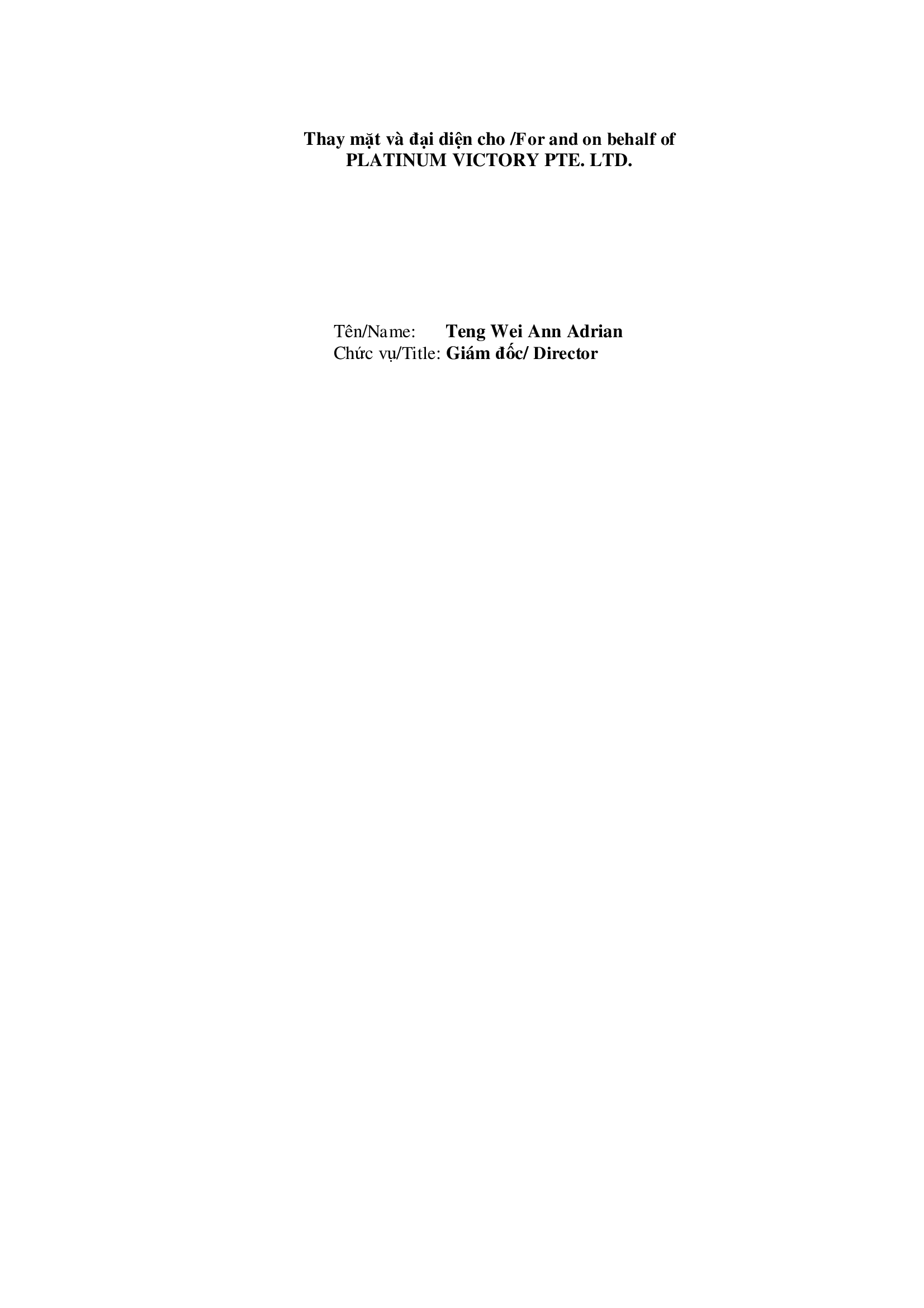 Đính chính thông tin báo cáo về thay đổi sở hữu của cổ đông lớn, nhà đầu tư nắm giữ từ 5% trở lên chứng chỉ quỹ đóng 3