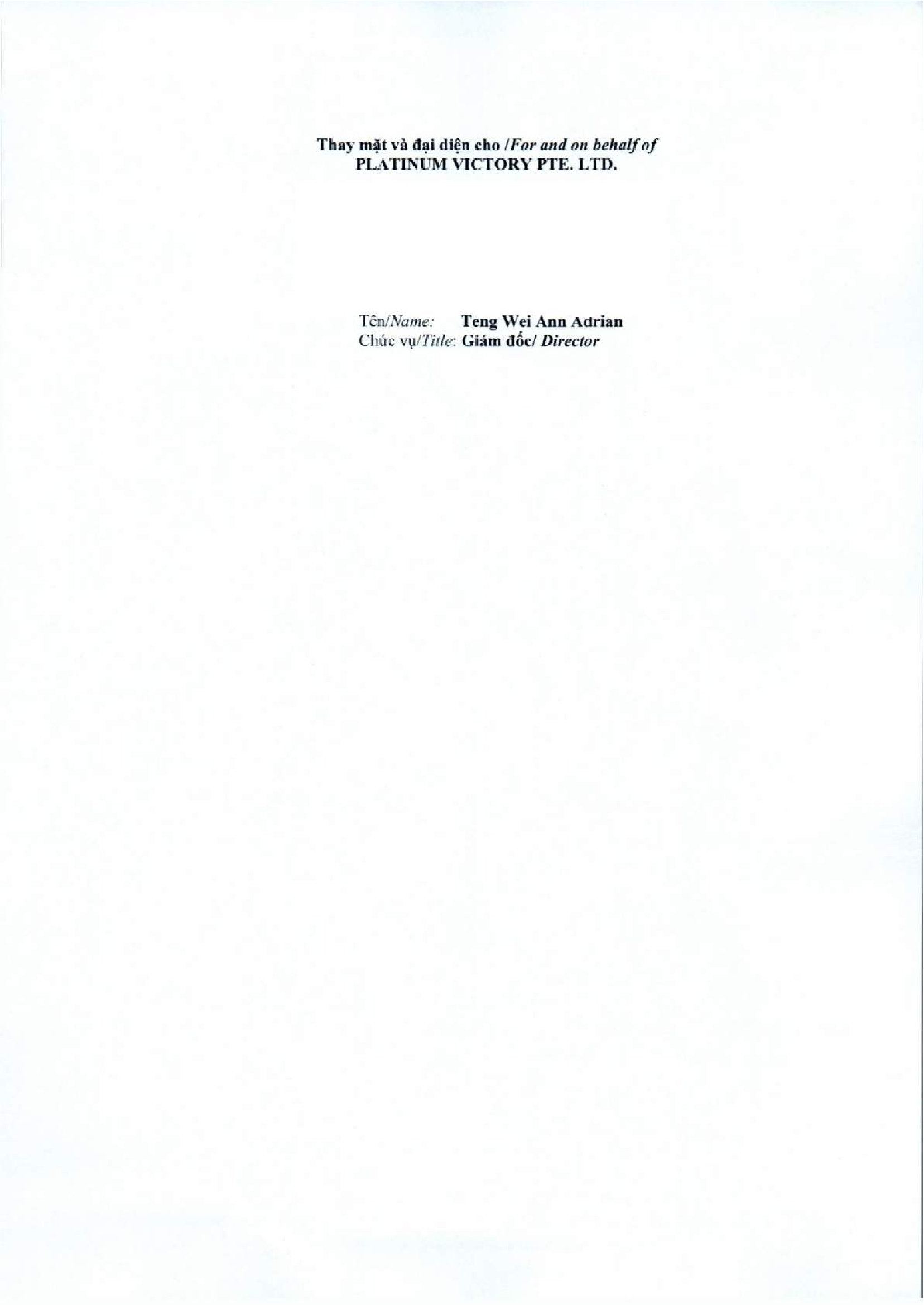 Report on results of transaction in shares/fund certificates of internal person of public company, internal person of public fund and related persons of internal person 3