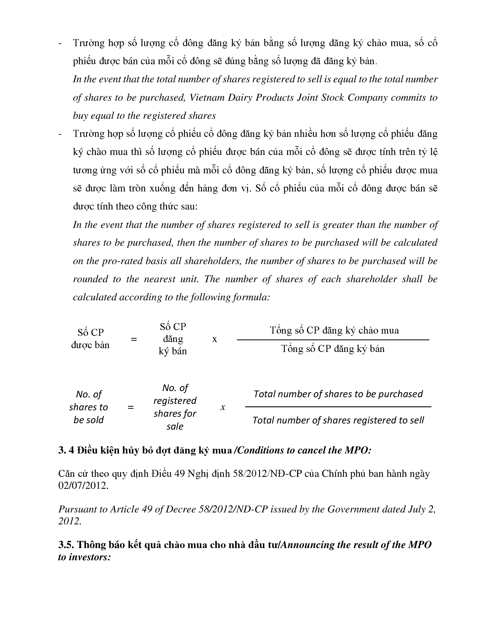 Hướng dẫn về đăng ký chào mua công khai 6