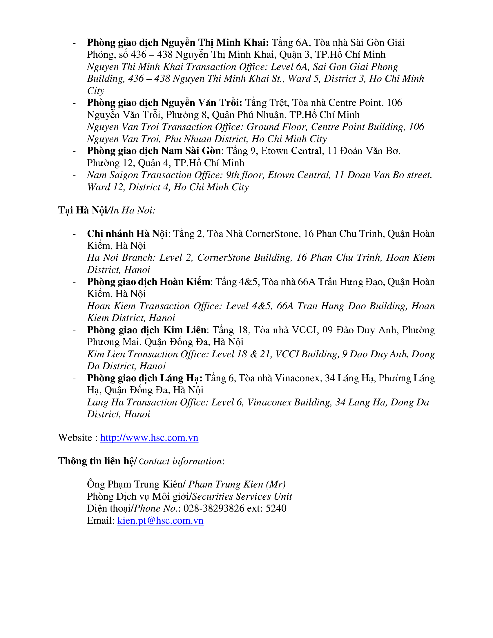 Guidance for public tender offer 8