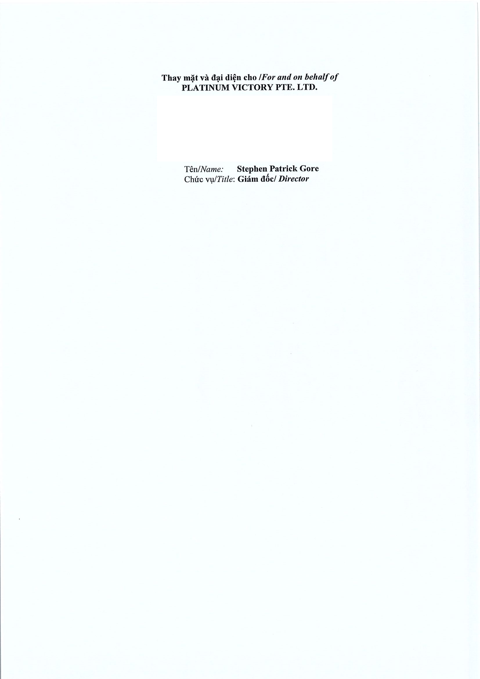 Report on results of transaction in shares/fund certificates of internal person of public company, internal person of public fund and related persons of internal person 4
