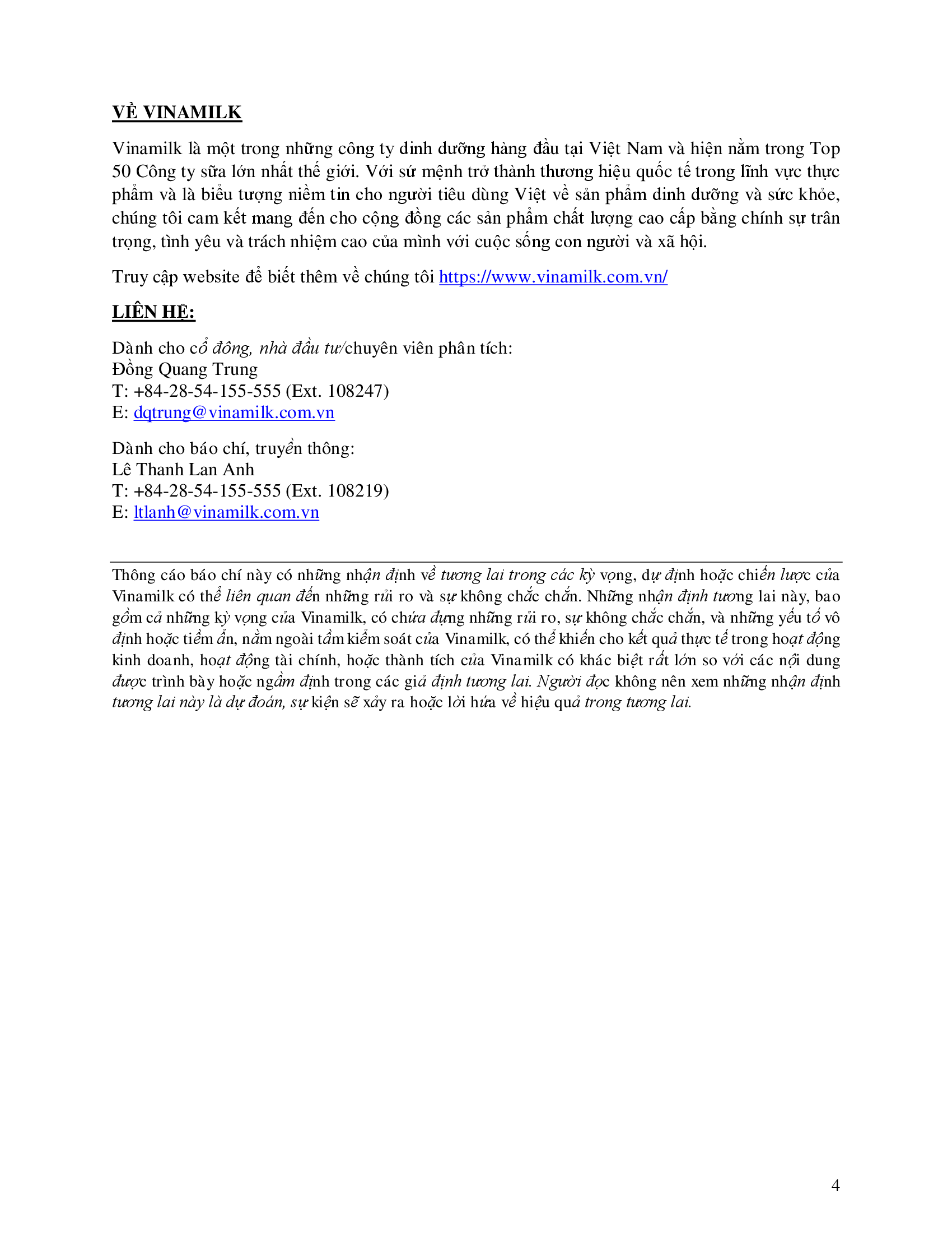 Báo cáo kết quả kinh doanh Q1 năm 2020 4