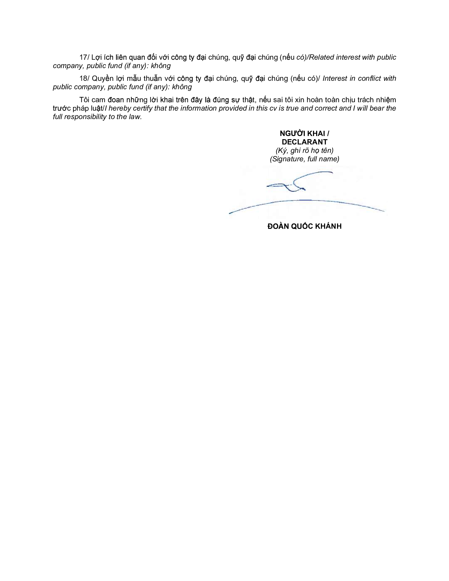 Announce the change in personnel of Vietnam Dairy Products JSC 6