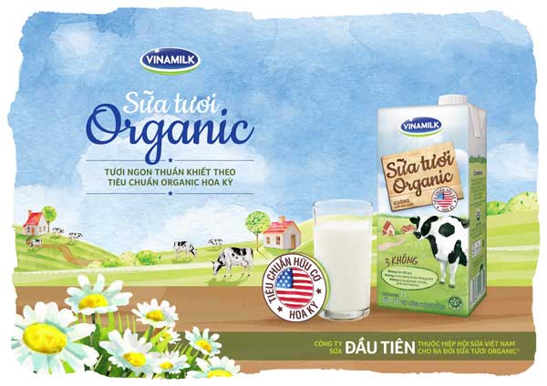 Bước tiến mới của Vinamilk với sản phẩm sữa tươi organic chuẩn USDA 2