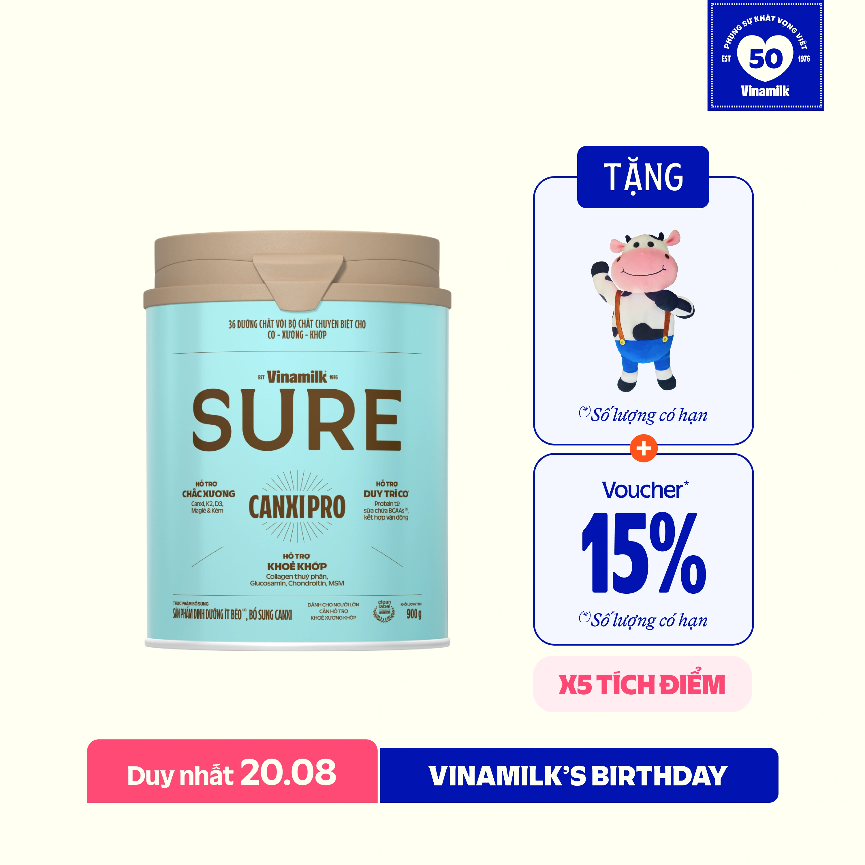 SP VNM Sure CanxiPro HT 900g