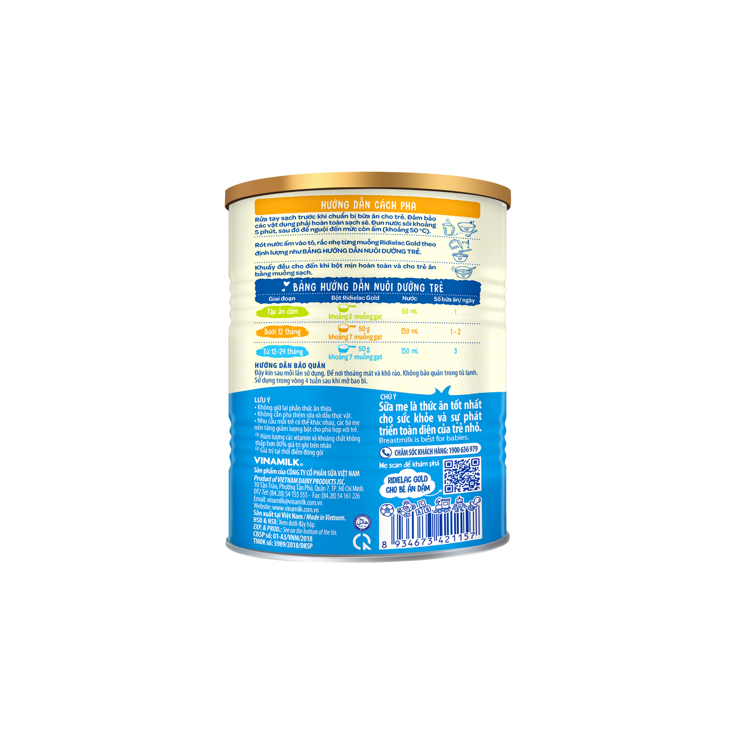 Bột ăn dặm Ridielac Gold Gạo Sữa 350g