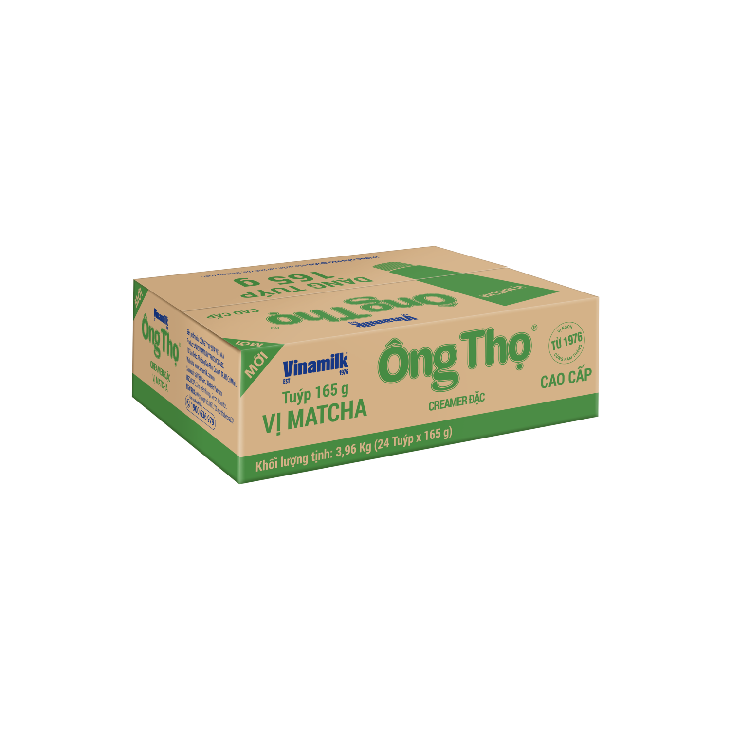 Sweetened Creamer Ông Thọ Matcha 165g