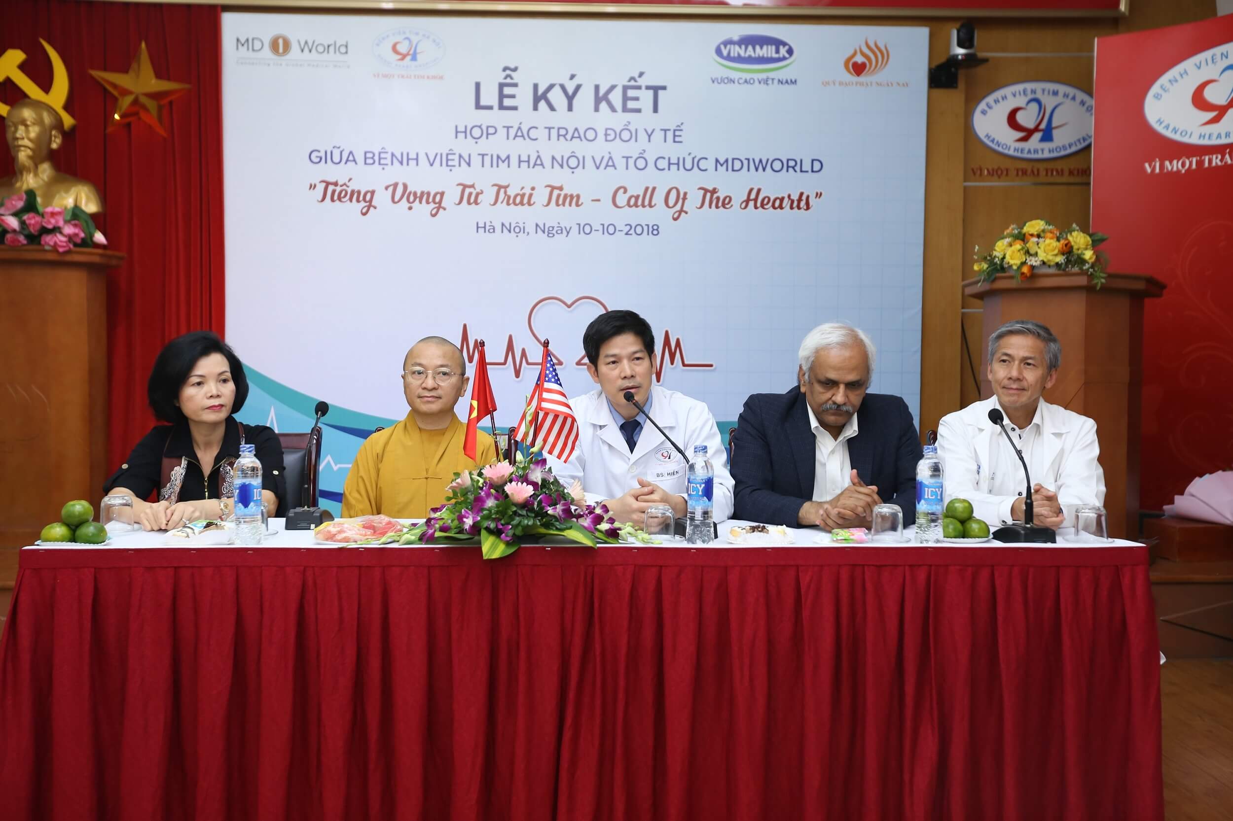 Lễ ký kết hợp tác trao đổi y tế giữa MD1WORLD và bệnh viện tim Hà Nội - Chương trình