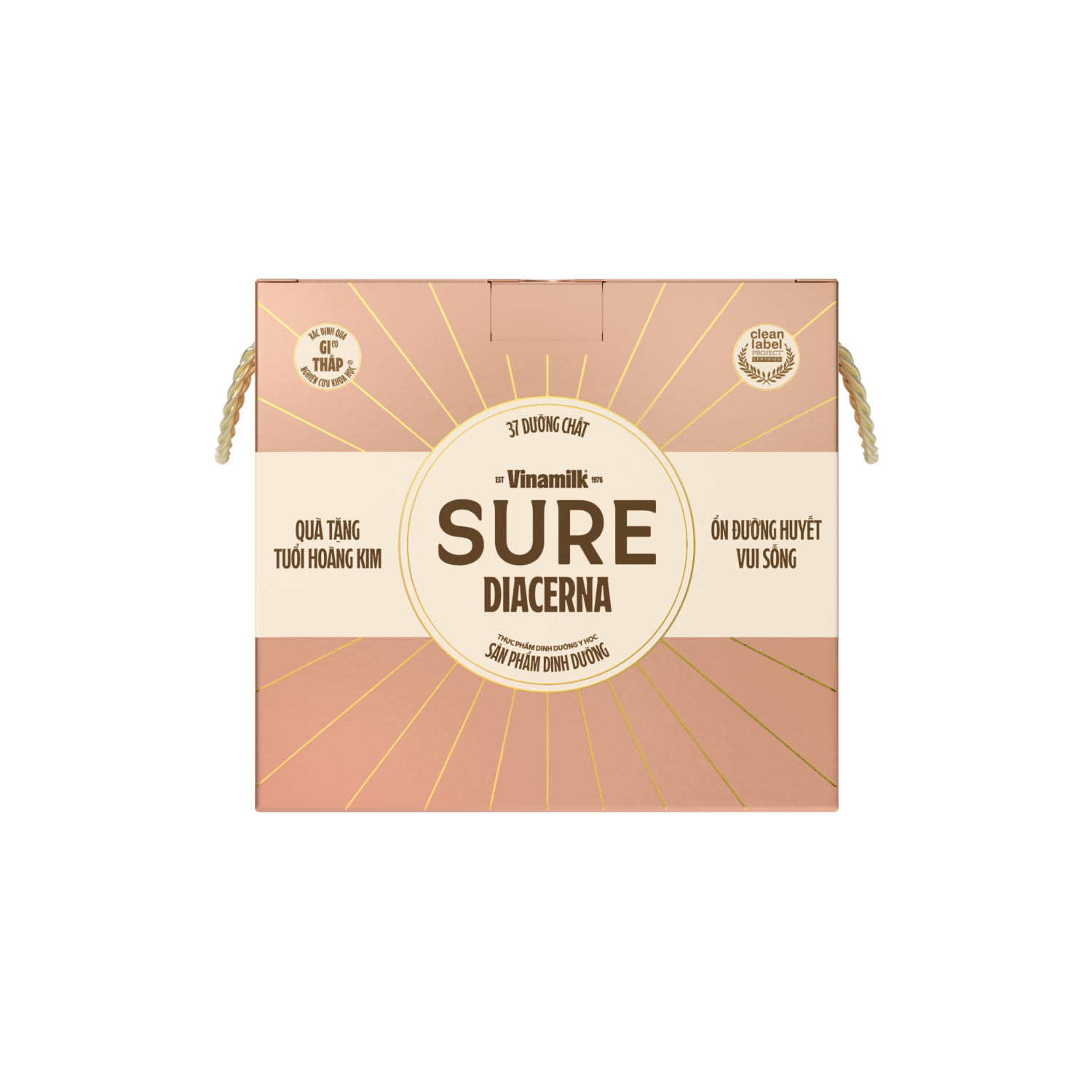 Giftset Sữa bột cho người lớn tuổi Sure Diacerna pha sẵn 237ml