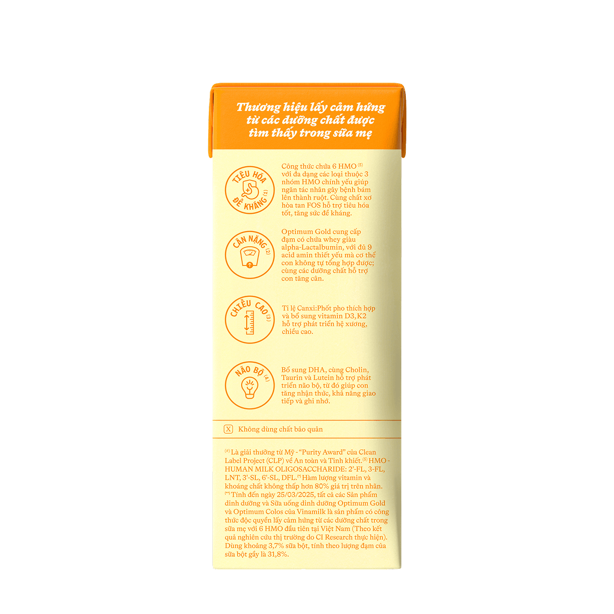Sữa bột trẻ em pha sẵn Optimum Gold (trên 1 tuổi) 180ml