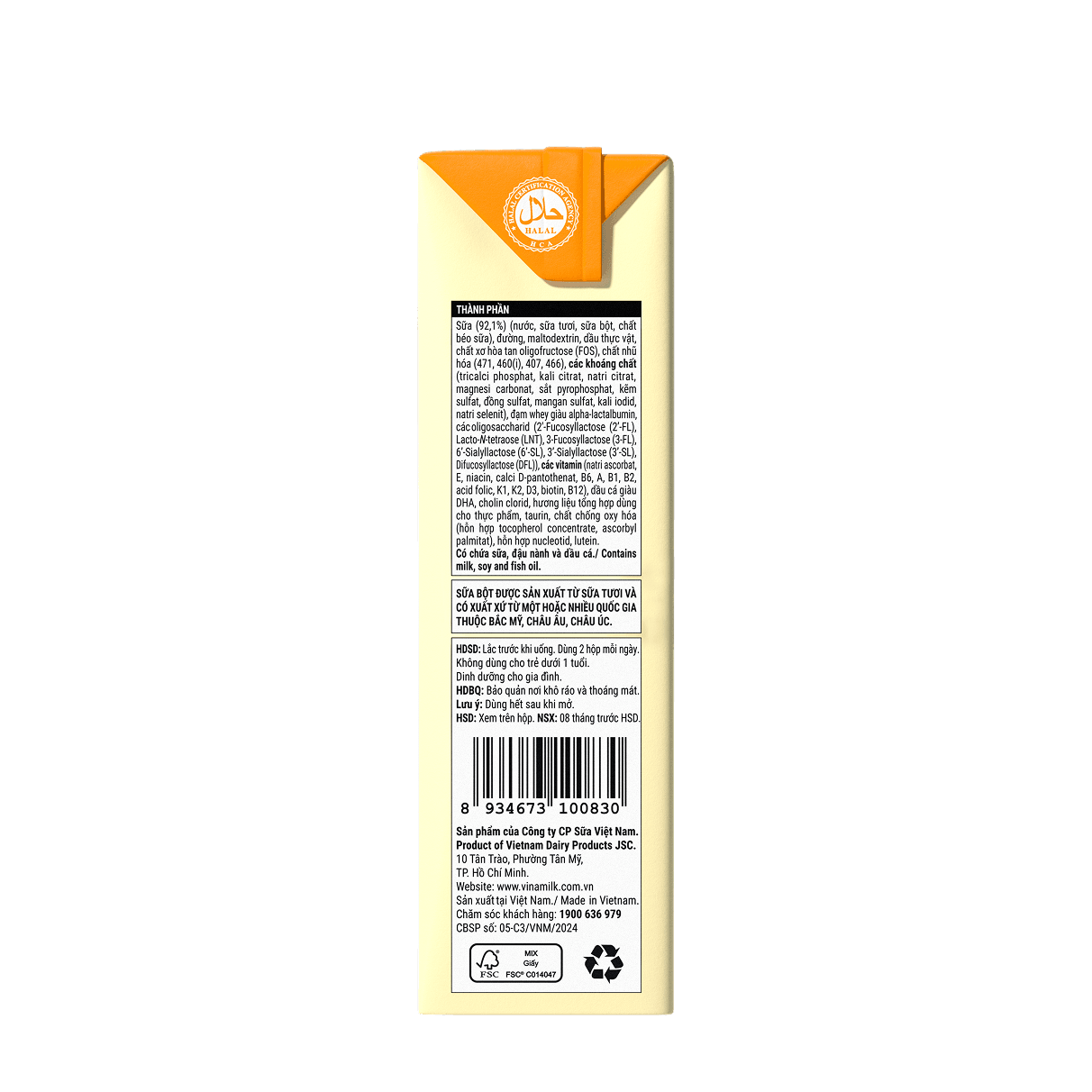 Sữa bột trẻ em pha sẵn Optimum Gold (trên 1 tuổi) 180ml