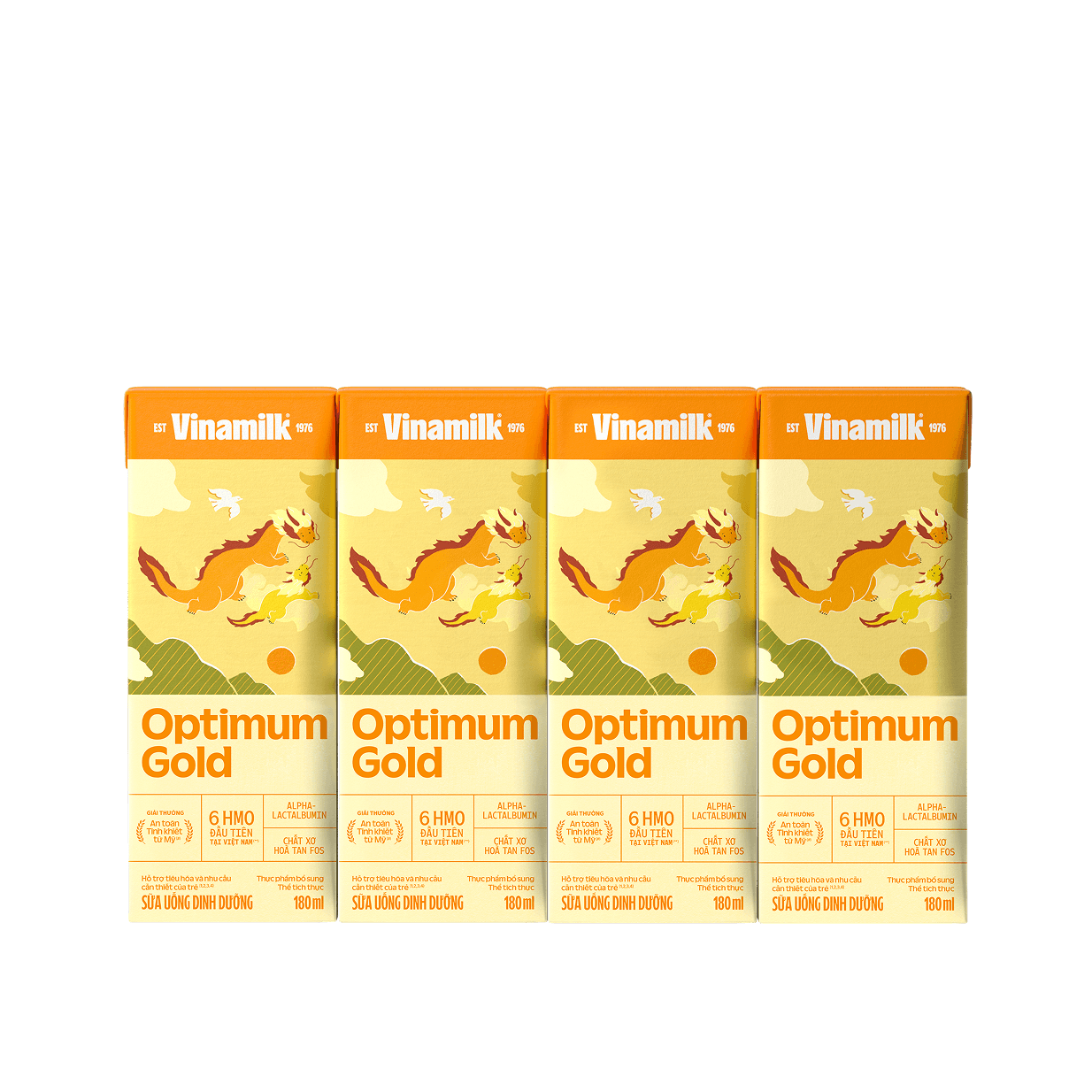 Sữa bột trẻ em pha sẵn Optimum Gold (trên 1 tuổi) 180ml