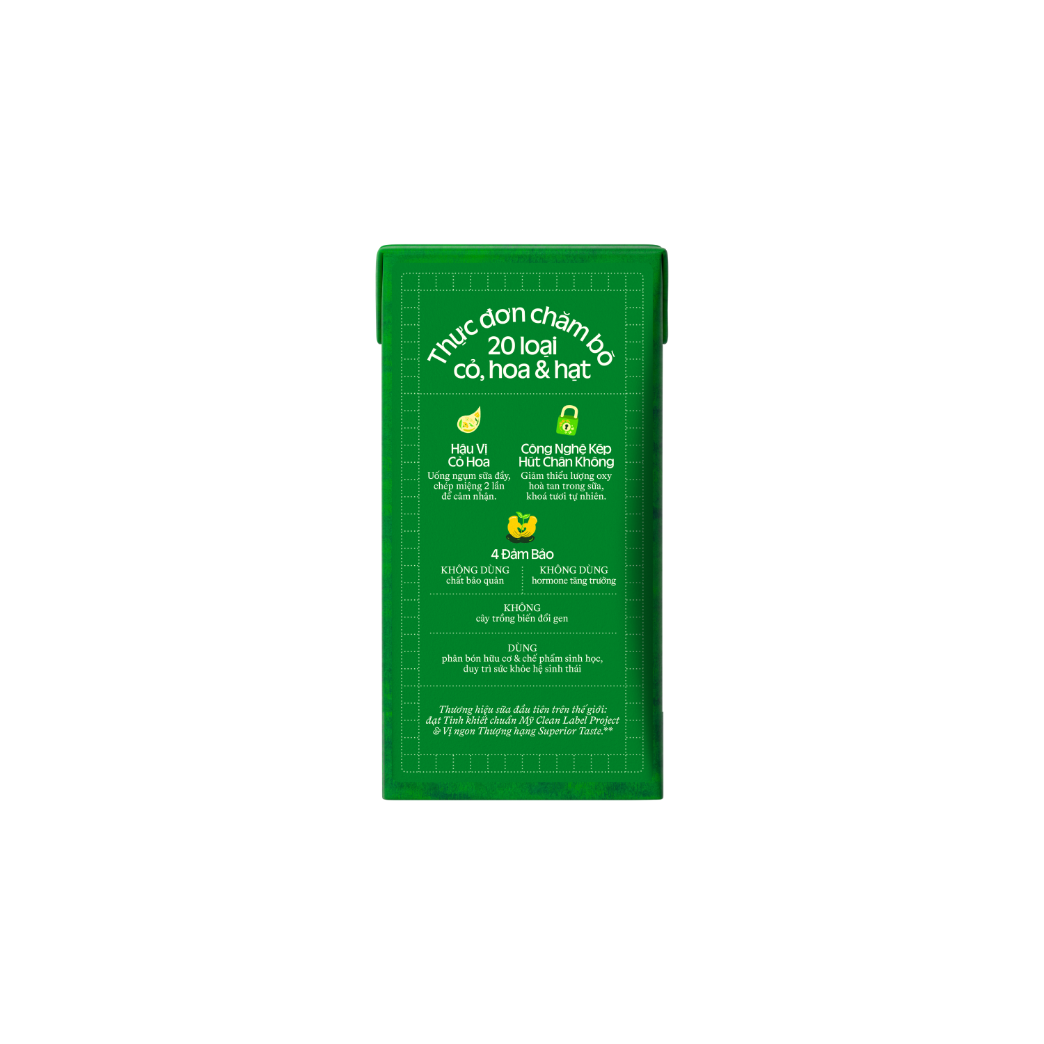 Sữa tươi tiệt trùng Green Farm Có đường 110ml
