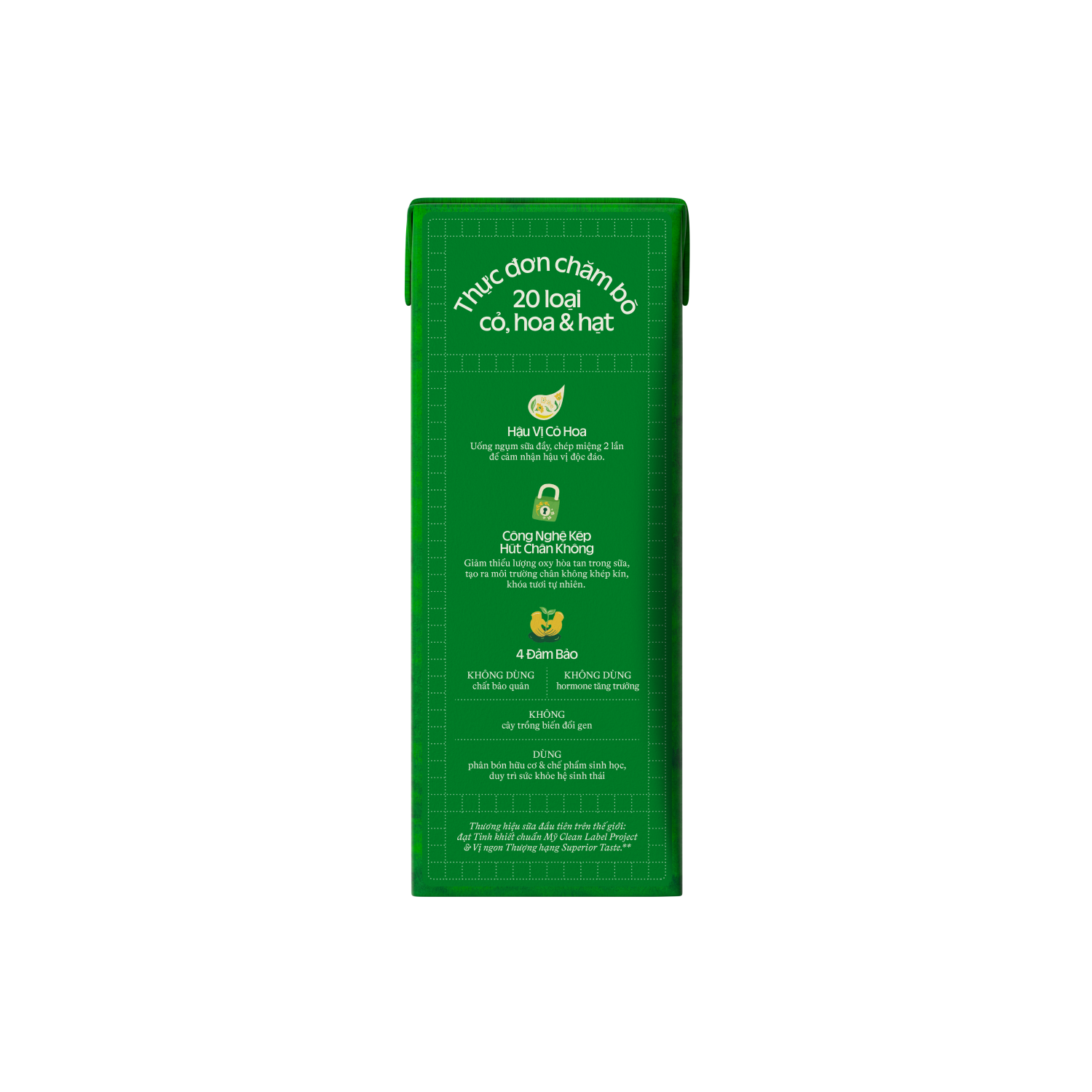 Sữa tươi tiệt trùng Green Farm Có đường 180ml