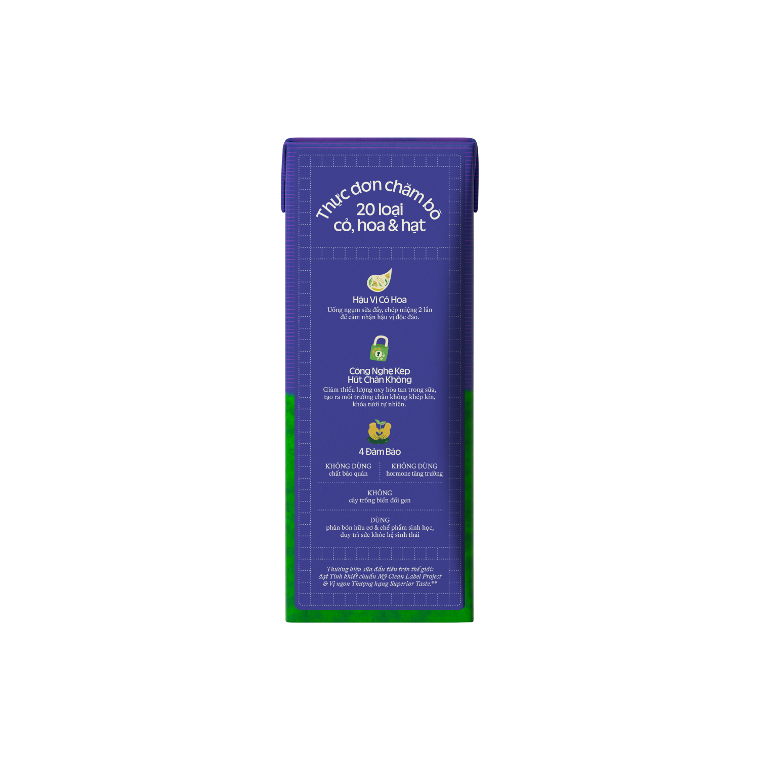UHT Fresh Milk Green Farm Very little sugar 180ml