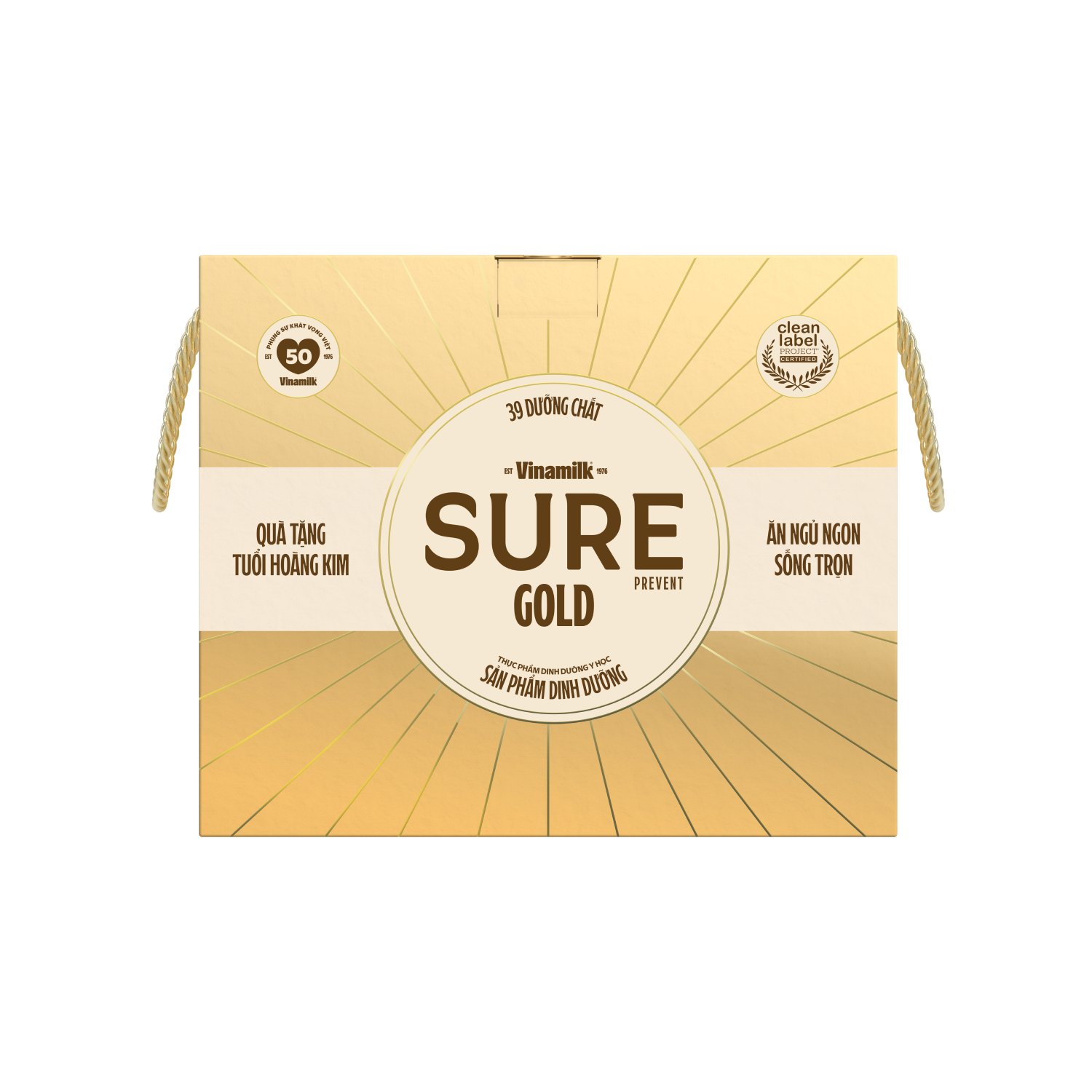 Giftset Sữa bột cho người lớn tuổi Sure Gold 900g 900g