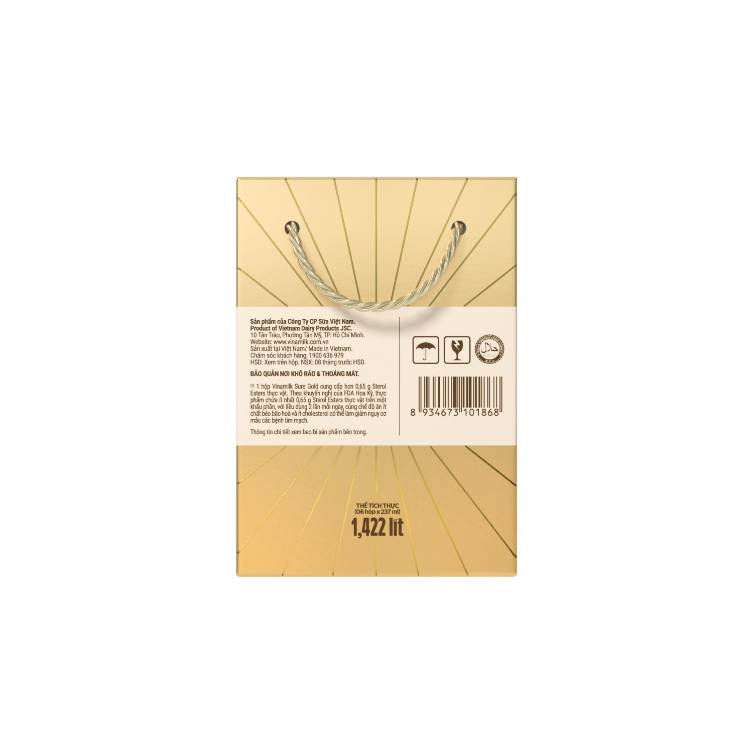 Giftset Sữa bột cho người lớn tuổi Sure Gold pha sẵn 237ml