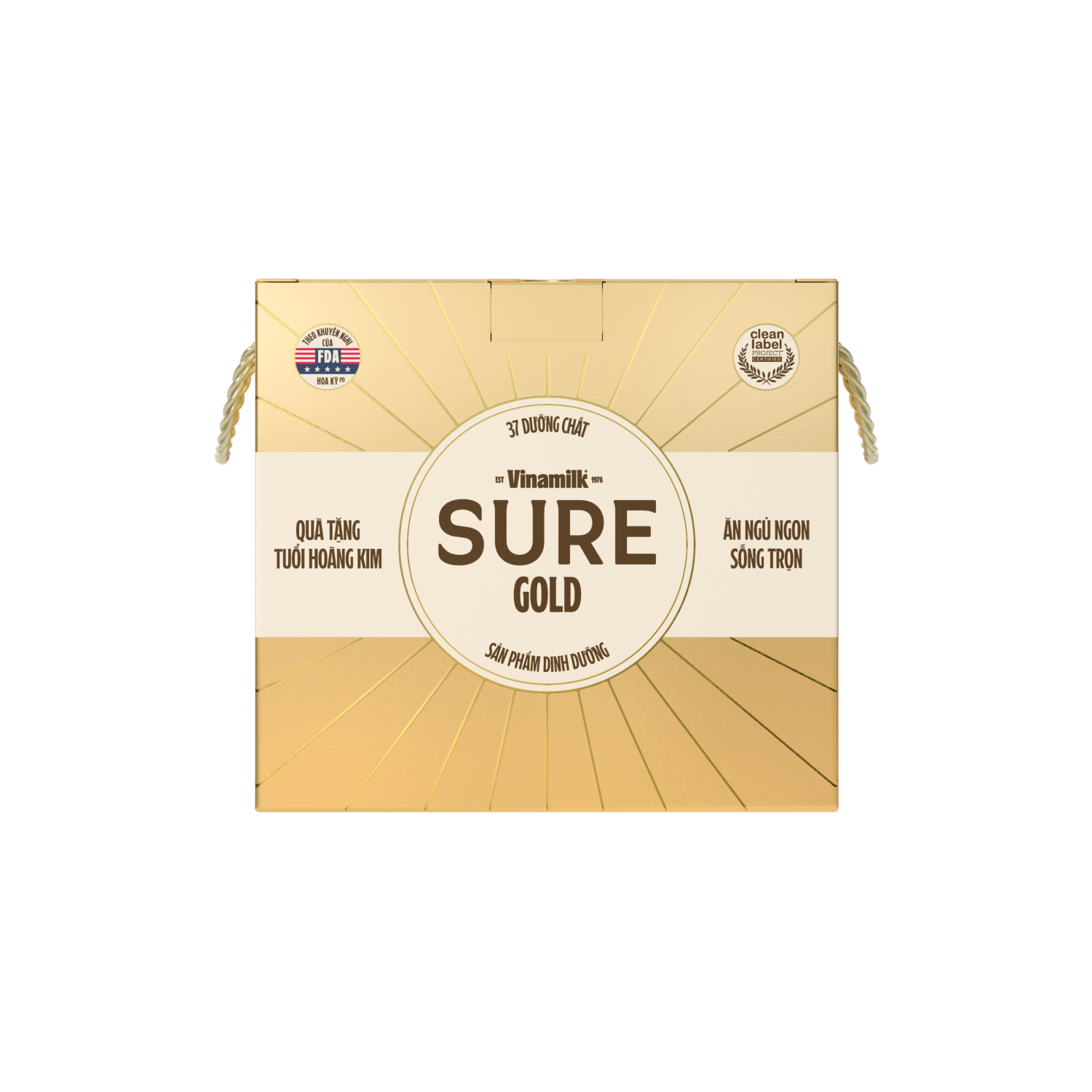 Giftset Sữa bột cho người lớn tuổi Sure Gold pha sẵn 237ml