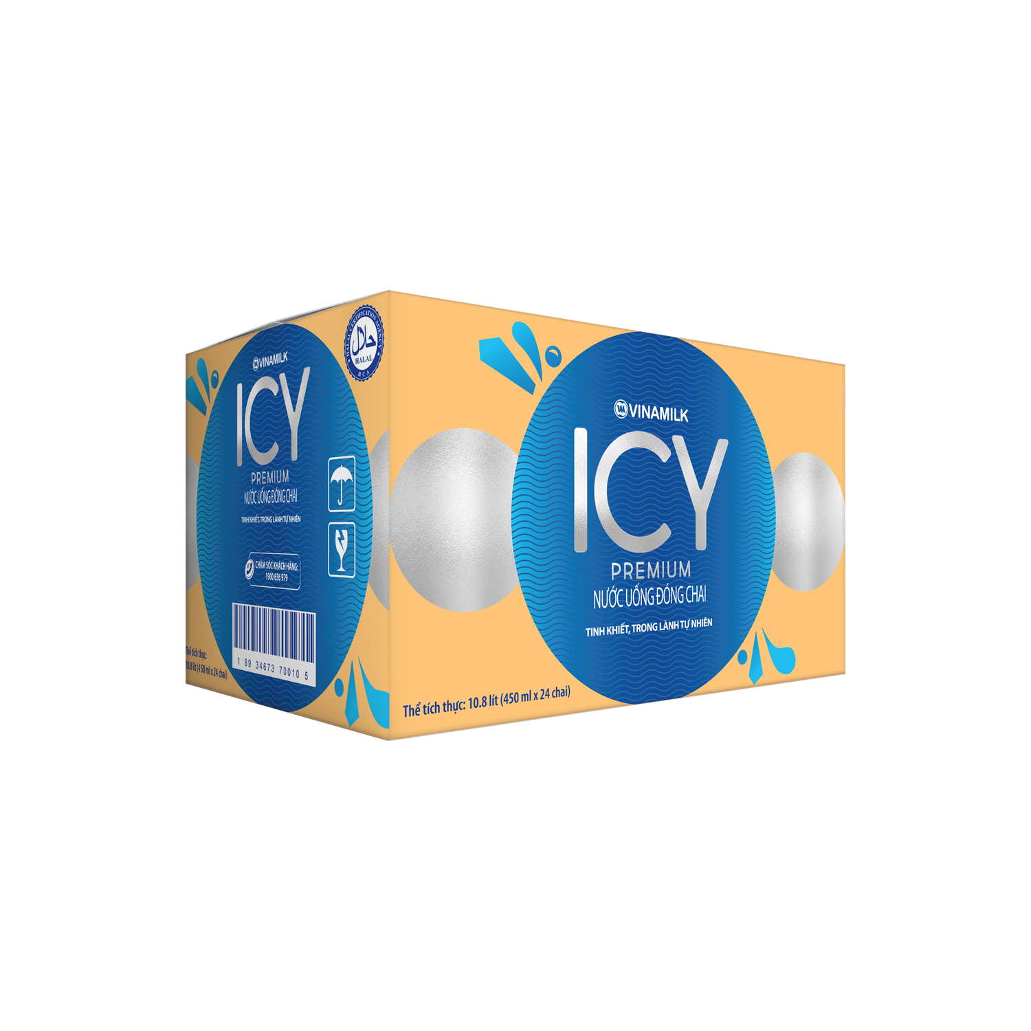 Nước tinh khiết ICY Premium 450ml