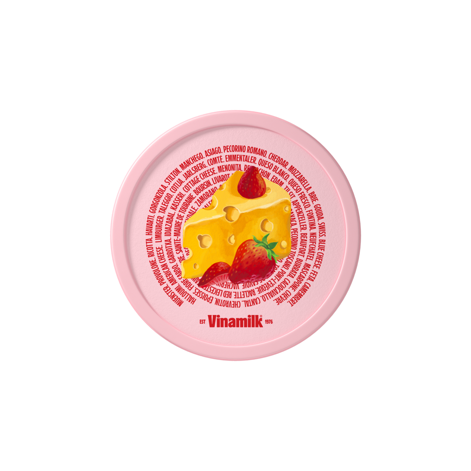 Kem hộp Vinamilk Gelato Phô Mai Dâu 400ml