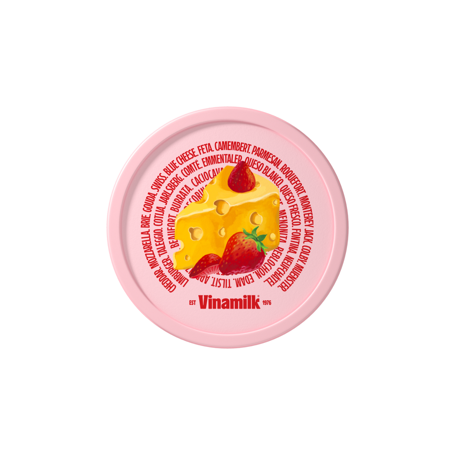 Kem hộp Vinamilk Gelato Phô Mai Dâu 90ml