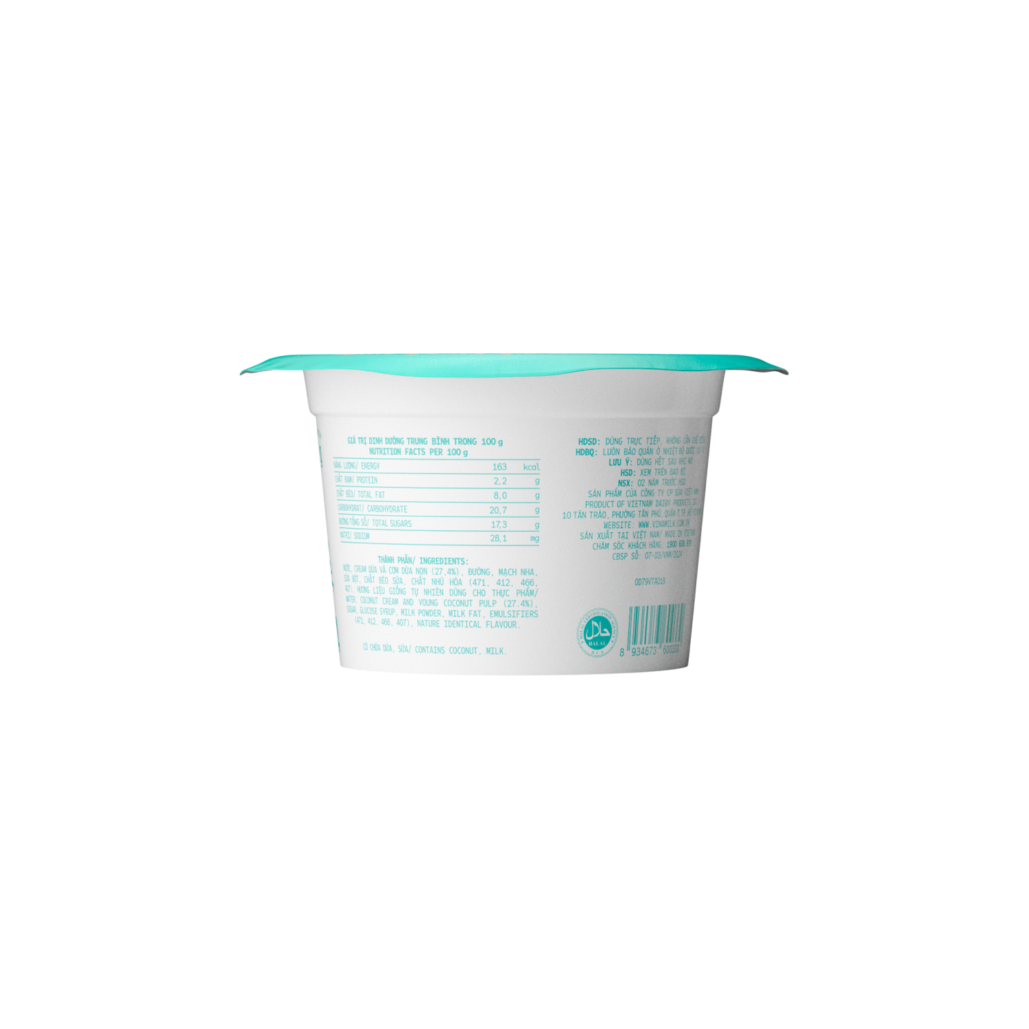 Kem hộp Vinamilk Dừa 90ml