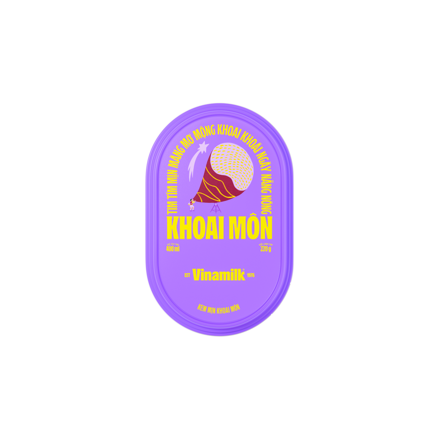 Kem hộp Vinamilk Khoai môn 400ml