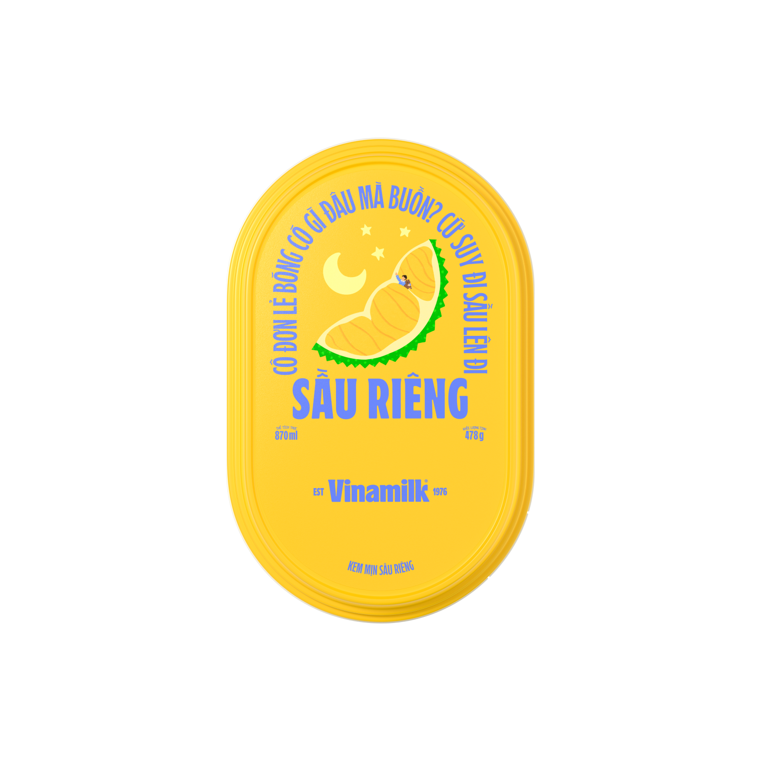 Kem hộp Vinamilk Sầu riêng 870ml