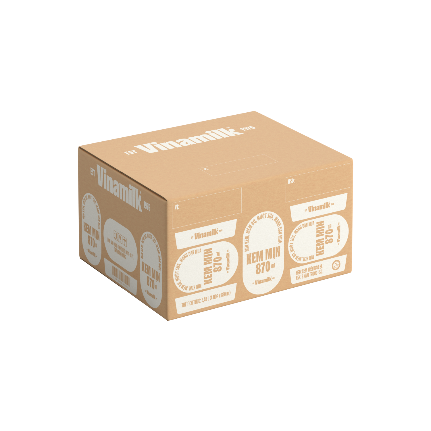 Kem hộp Vinamilk Sôcôla 870ml