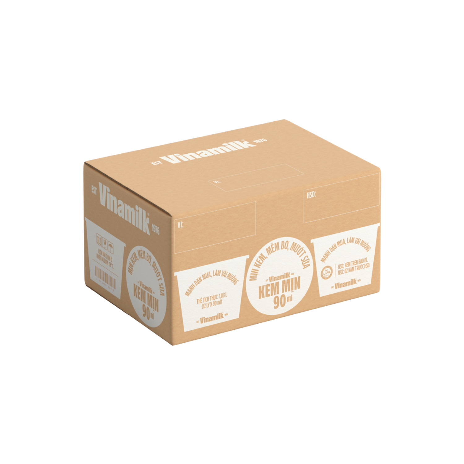 Kem hộp Vinamilk Dừa 90ml