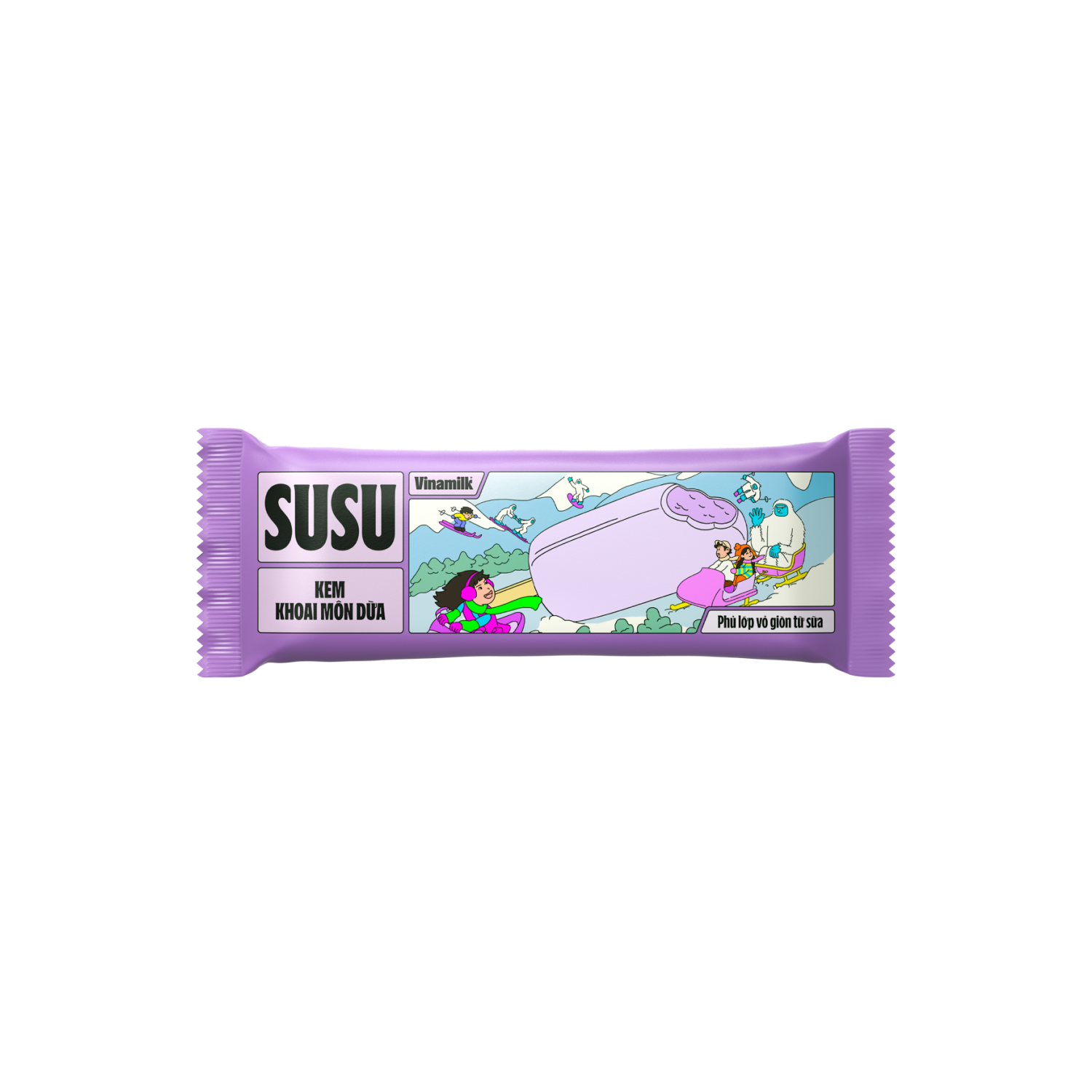 Kem cây Susu Khoai môn Dừa 60ml