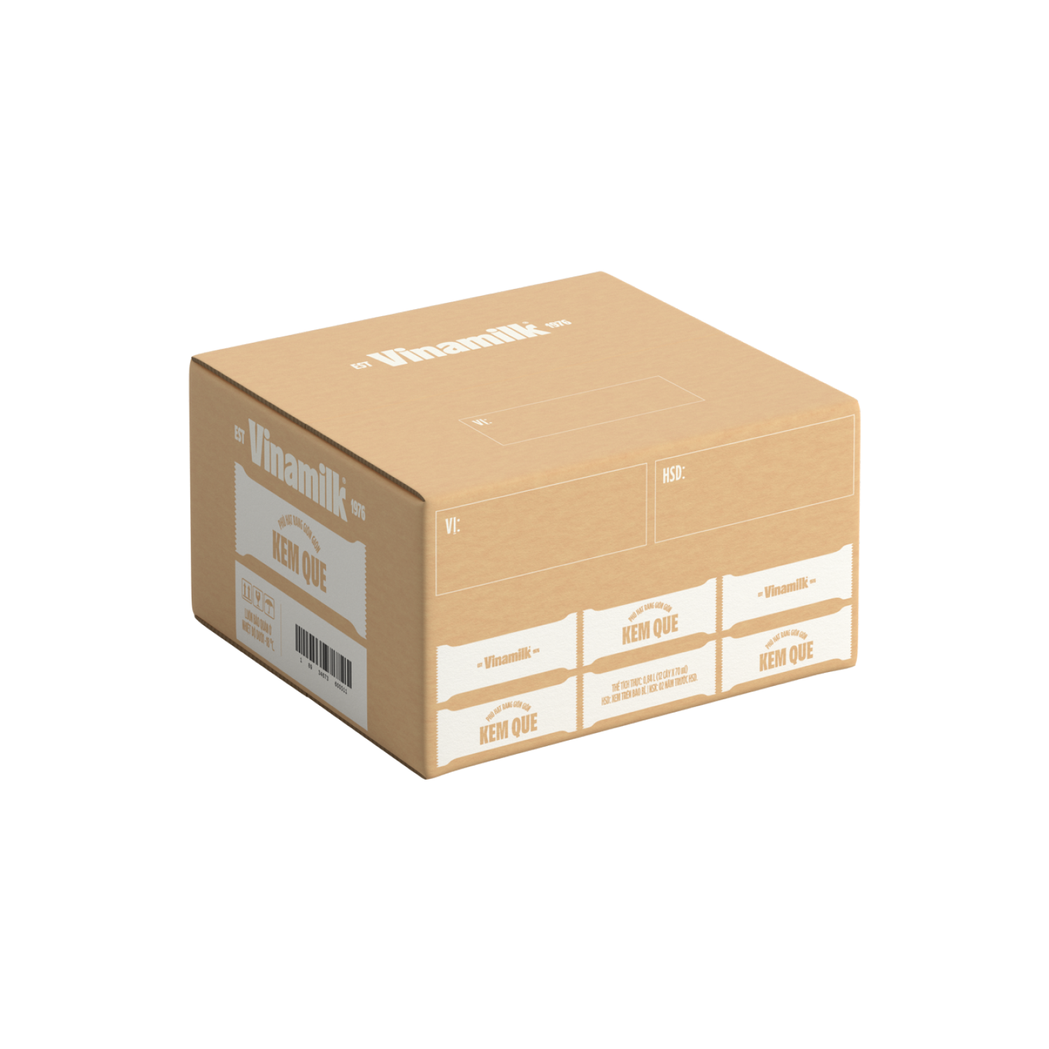 Kem cây Vinamilk Dừa Caramen Muối Hạnh nhân 70ml