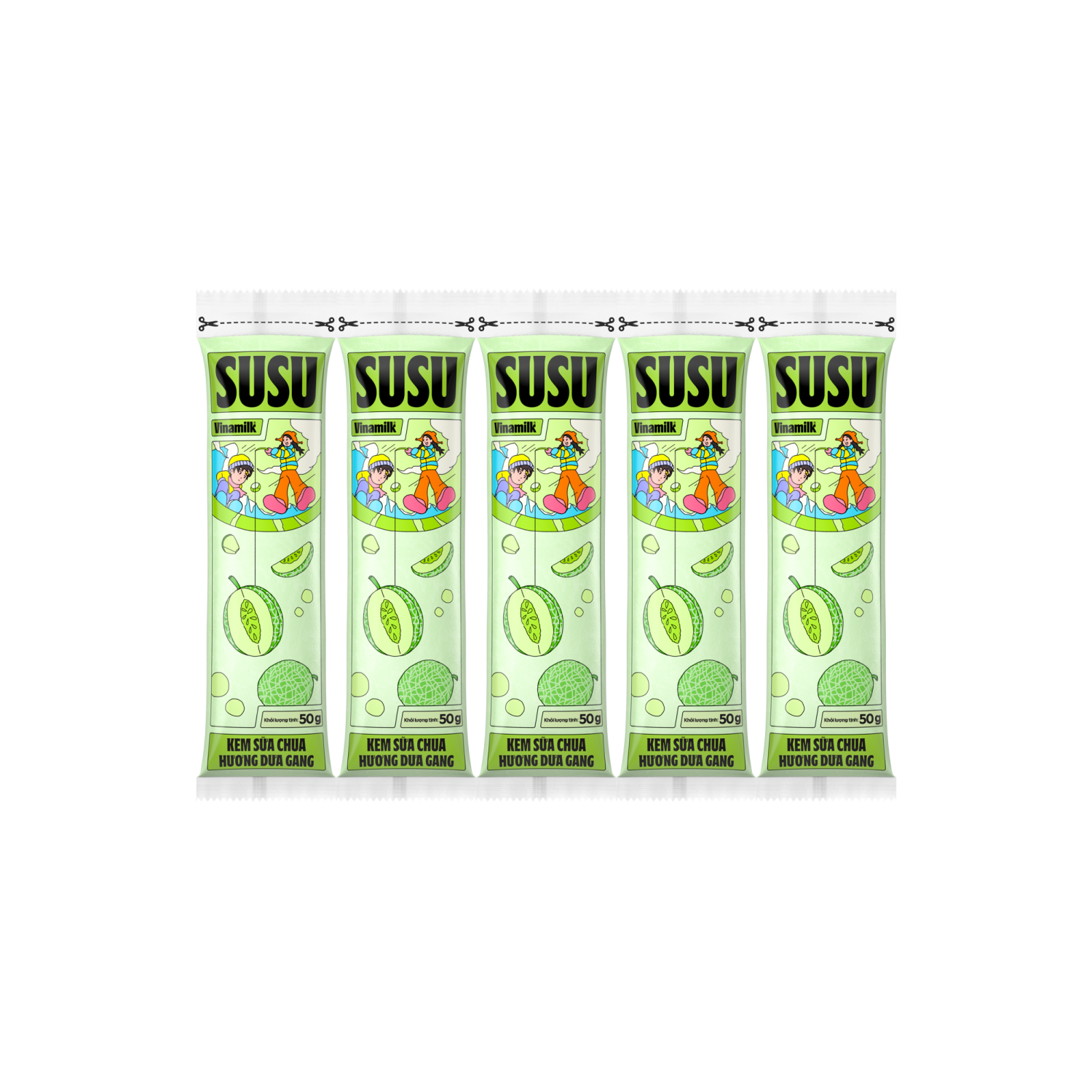 Kem sữa chua Susu Dưa gang 50g