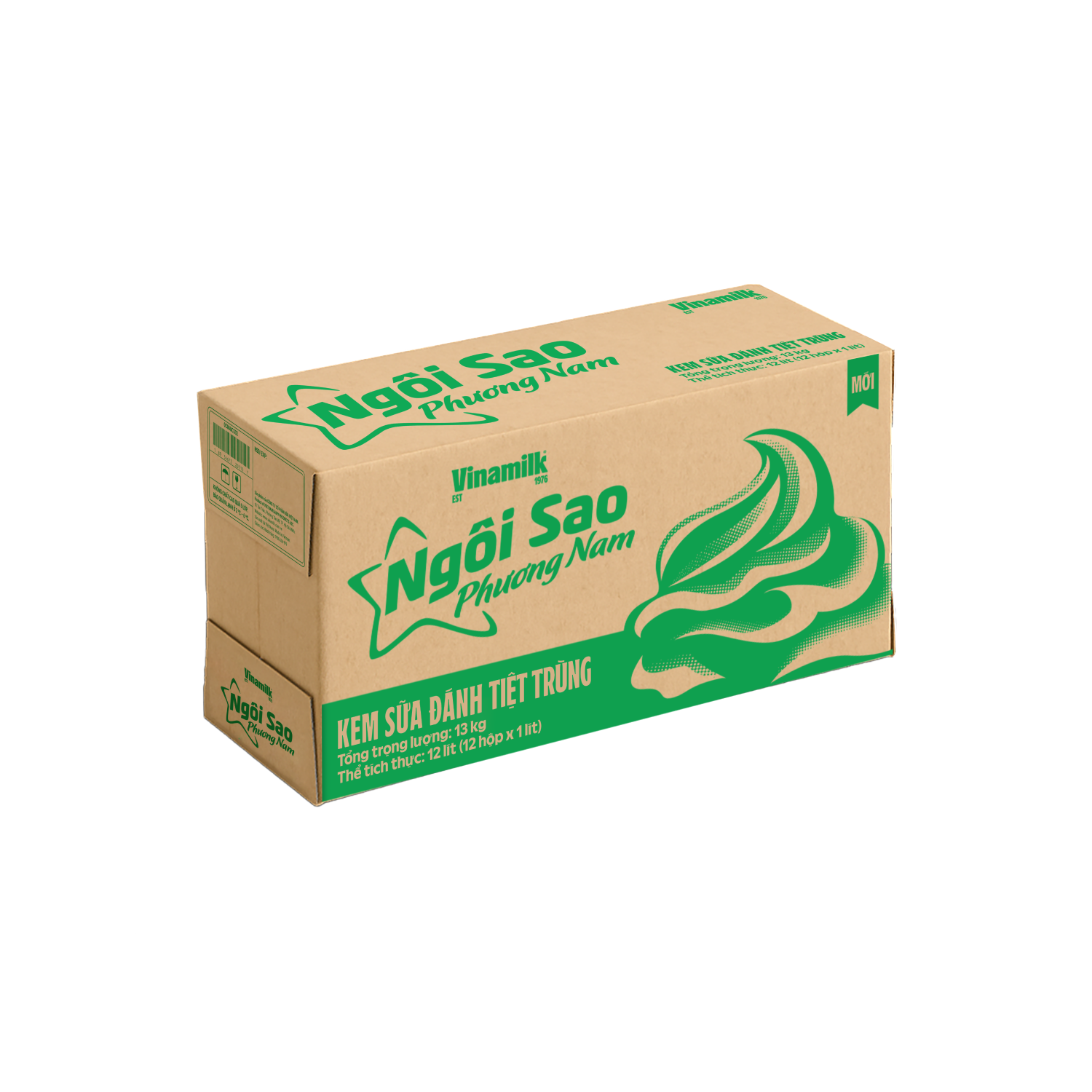 Kem sữa đánh tiệt trùng Ngôi Sao Phương Nam Kem sữa đánh tiệt trùng 1L