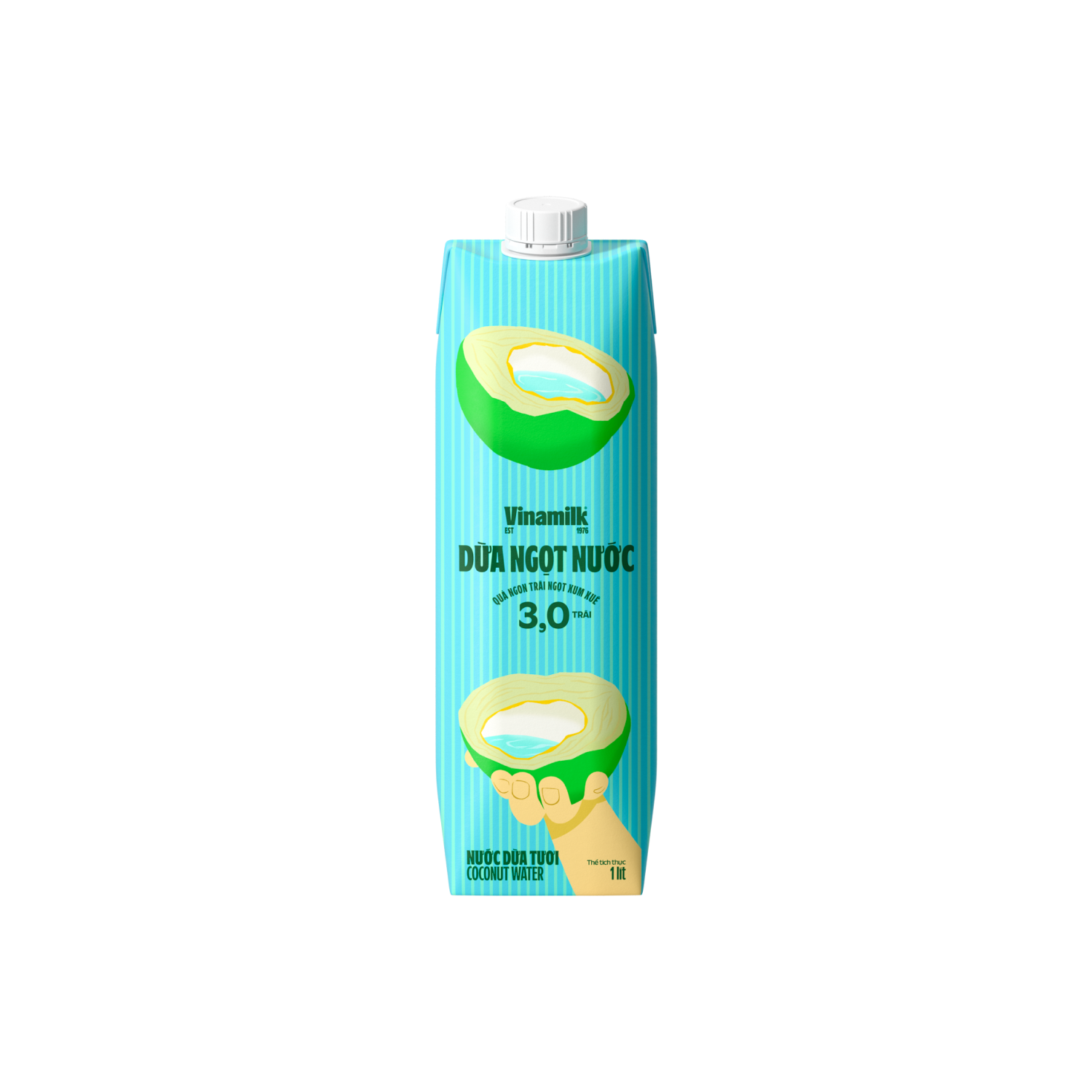 Coconut Water Vinamilk Coconut Water 1L Carton of 12 Boxes