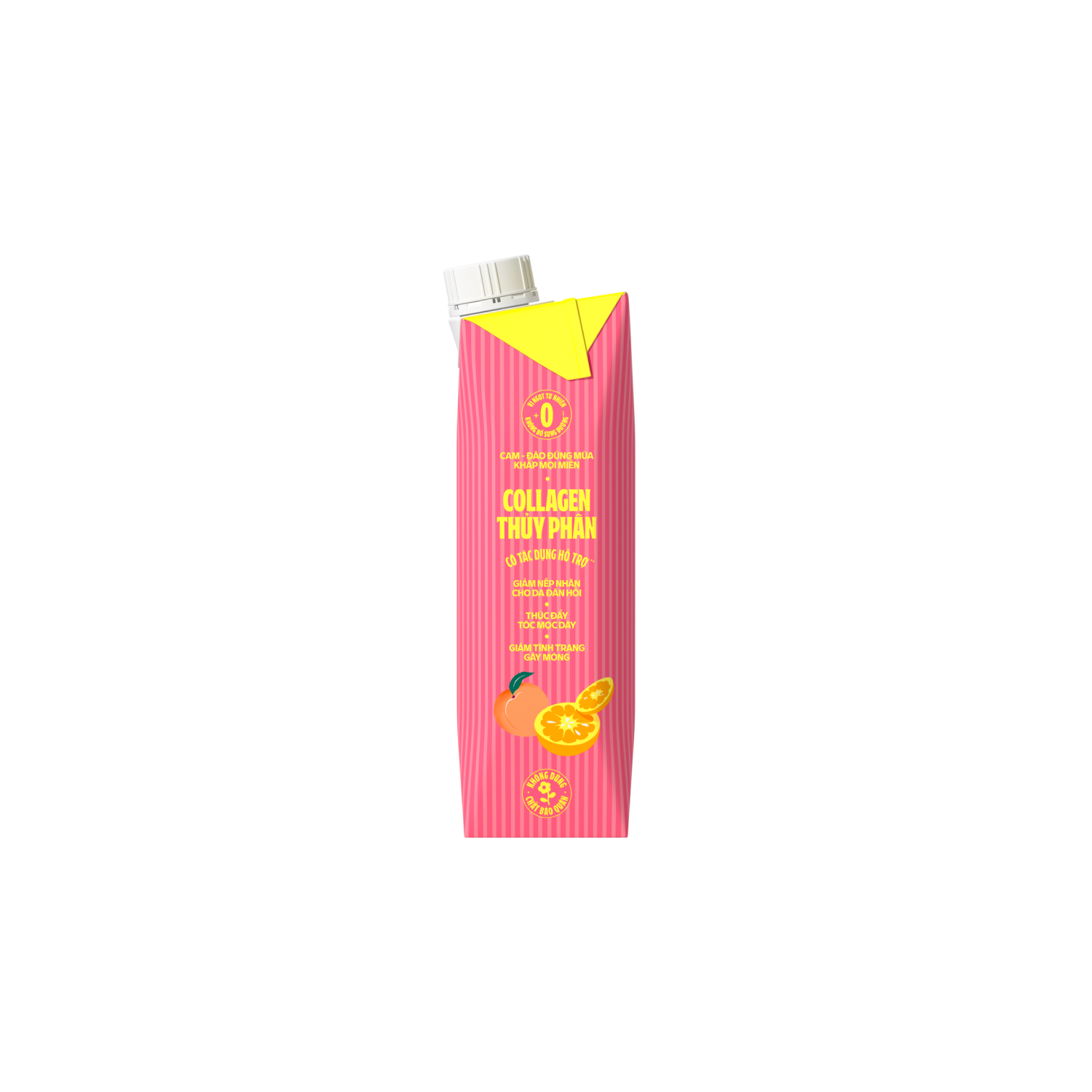 Fresh Juice Vinamilk Orange Peach with Collagen 275ml