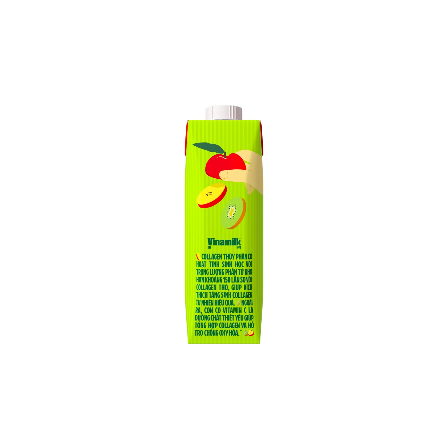 Fresh Juice Vinamilk Kiwi Apple with Collagen 275ml
