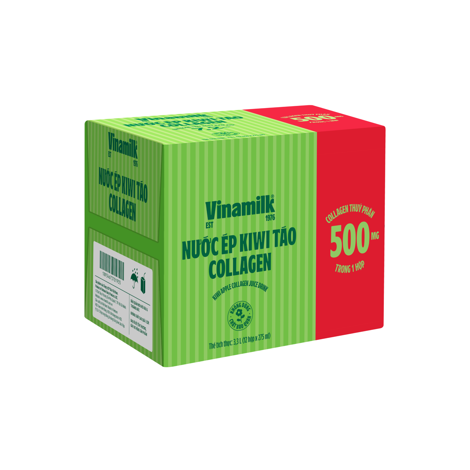 Fresh Juice Vinamilk Kiwi Apple with Collagen 275ml