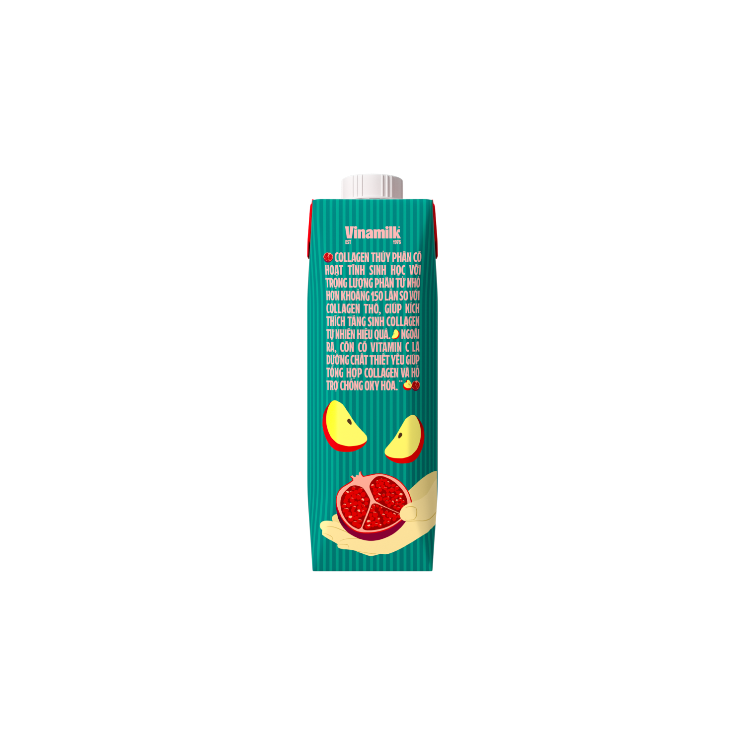 Fresh Juice Vinamilk Pomegranate Apple with Collagen 275ml