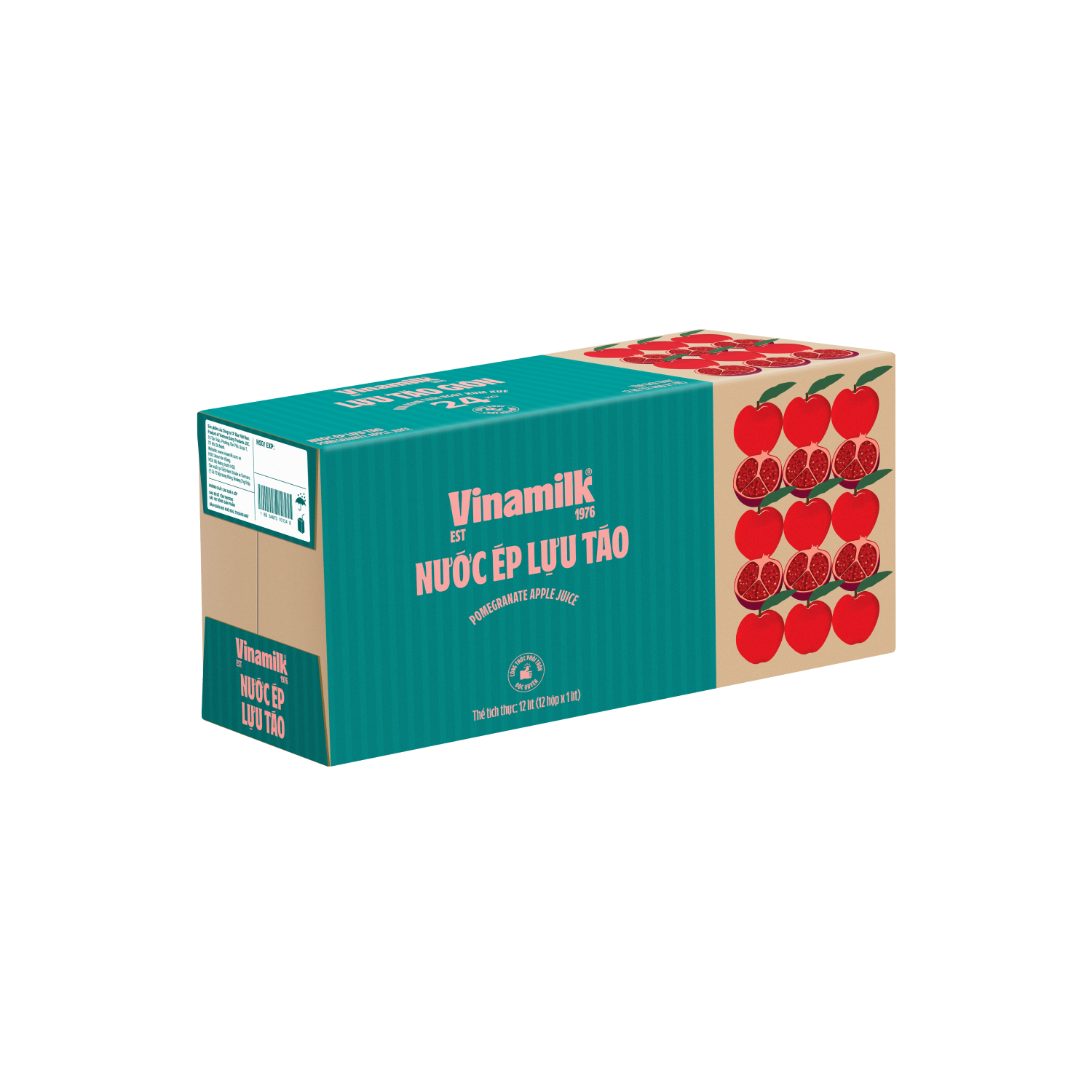 Fresh Juice Vinamilk Pomegranate & Apple 1L