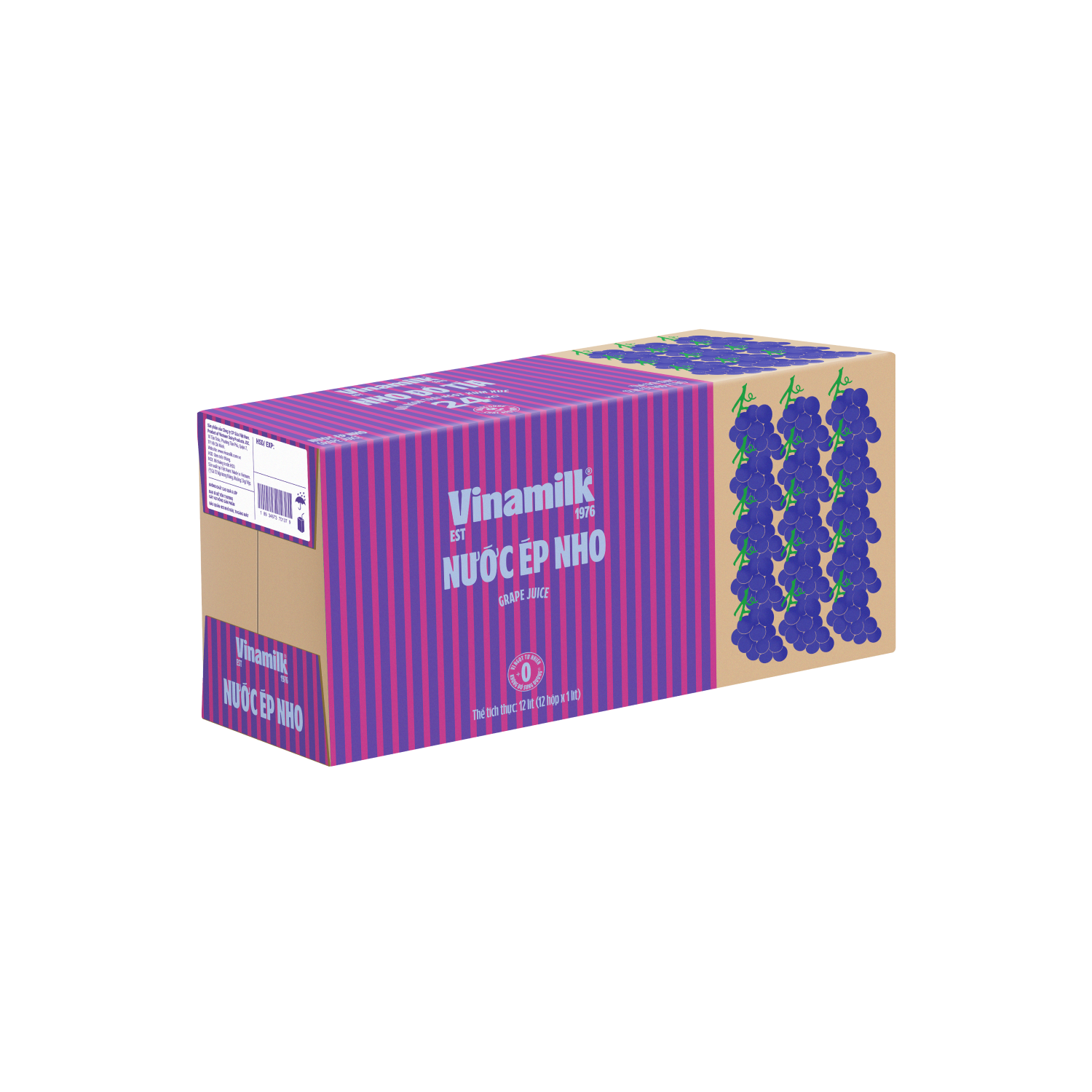 Nước ép Vinamilk Nho 1L