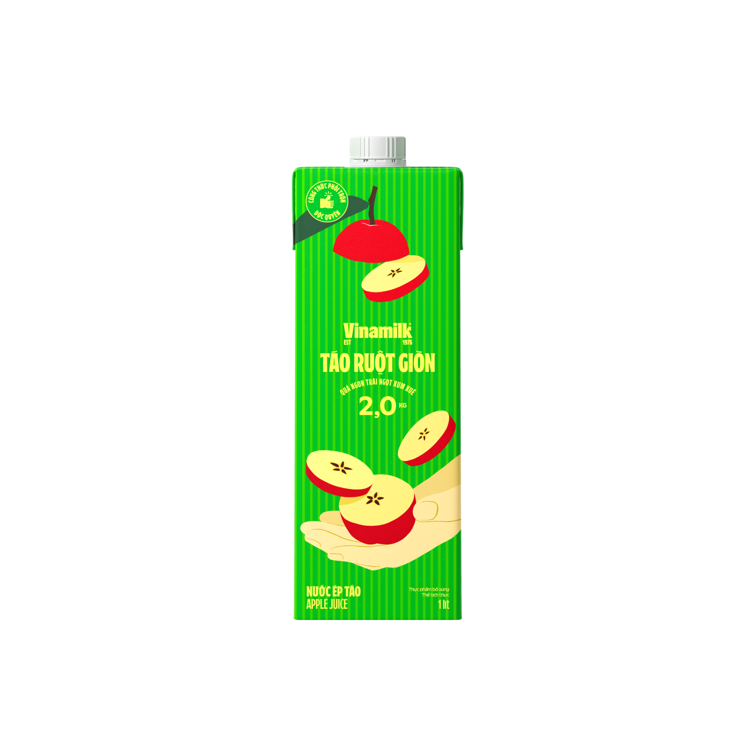 Fresh Juice Vinamilk Apple 1L Carton of 12 Boxes