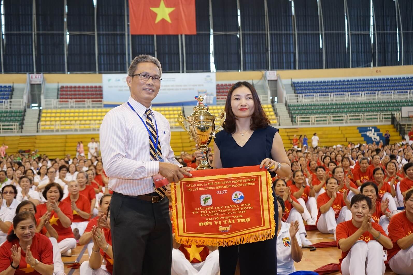 Vinamilk Sure Prevent đồng hành cùng 3000 người cao tuổi tại giải thi đấu thể dục dưỡng sinh TP.Hồ Chí Minh 3