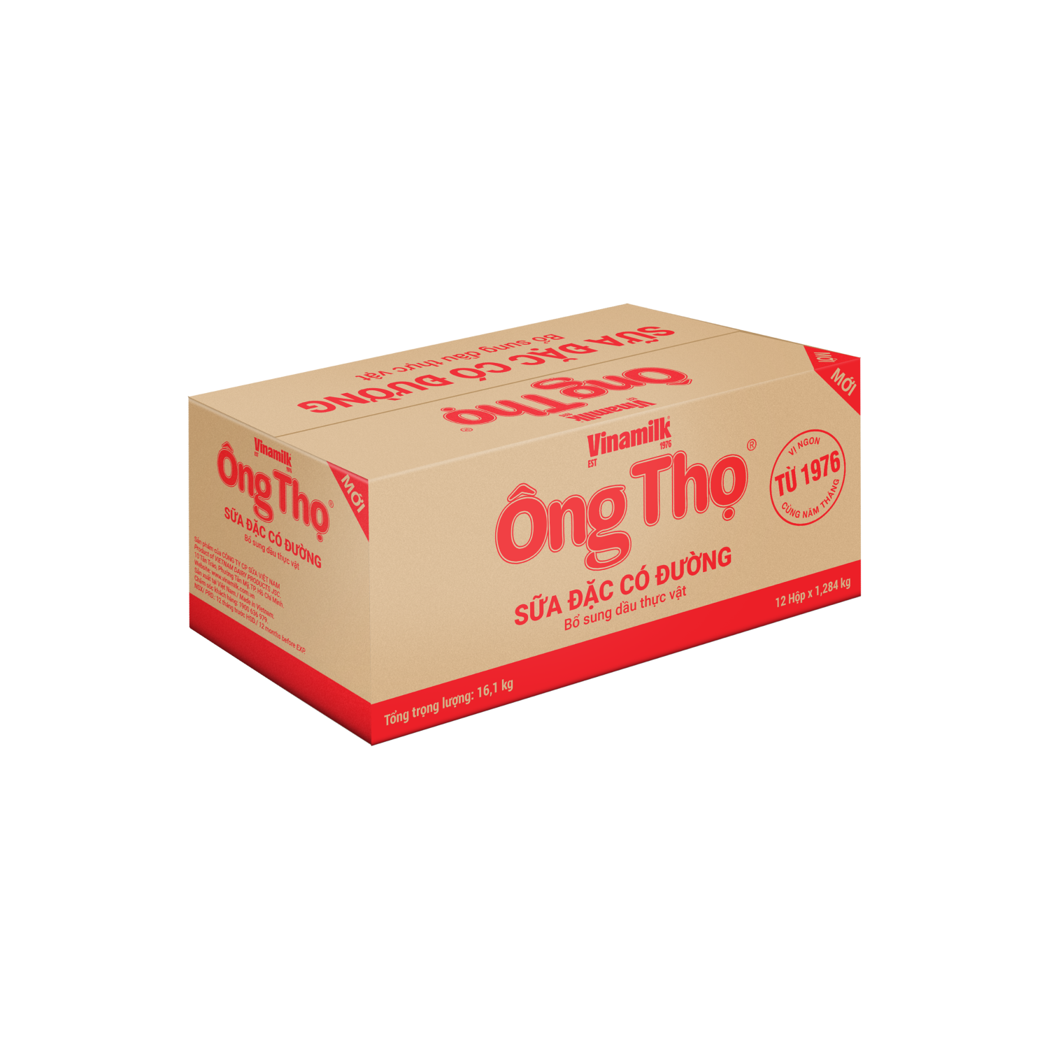 Sữa đặc Ông Thọ Nhãn đỏ 1284g