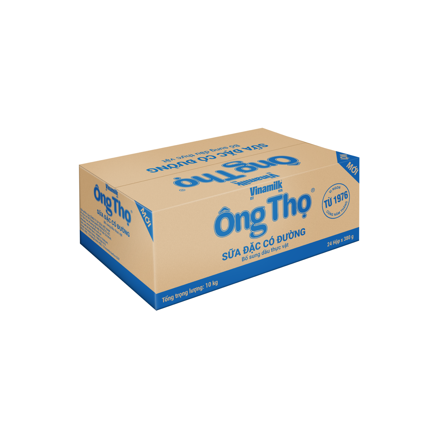 Sữa đặc Ông Thọ Nhãn xanh biển 380g hộp giấy