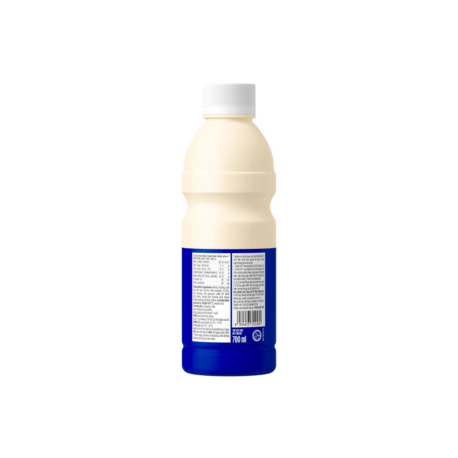 Sữa chua uống men sống Probi Có Đường 700ml