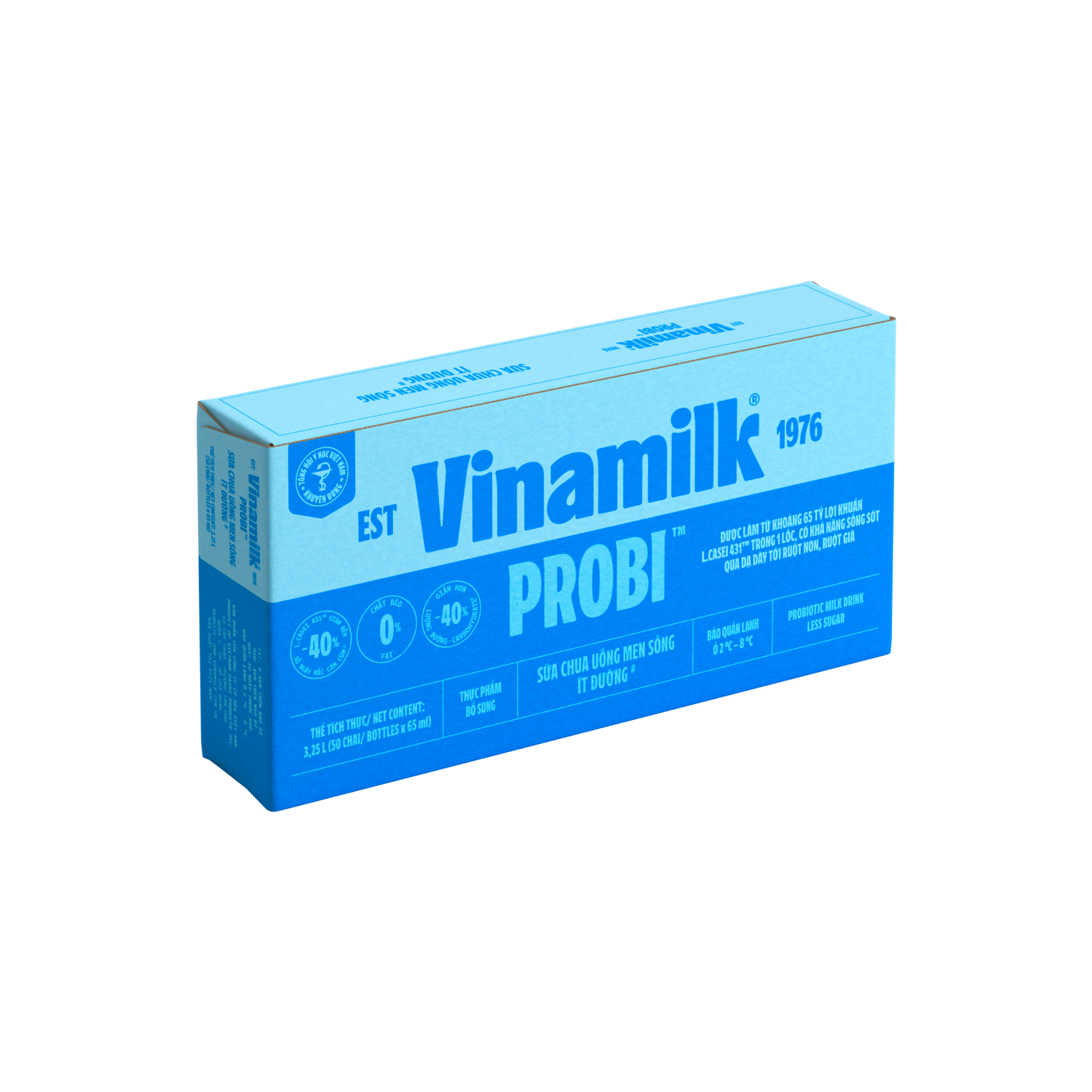 Sữa chua uống men sống Probi Ít Đường 65ml