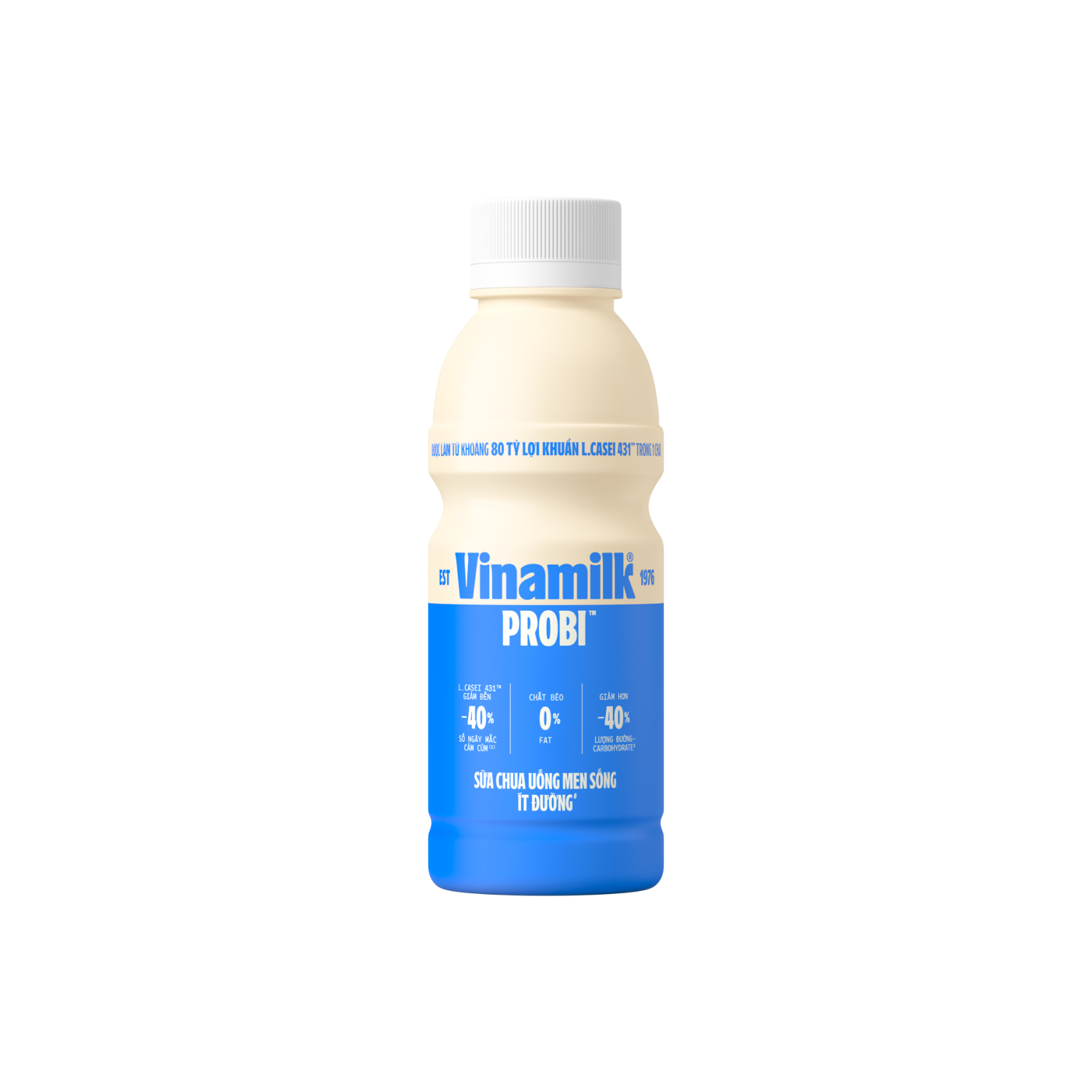Sữa chua uống men sống Probi Ít Đường 400ml Thùng 12 chai