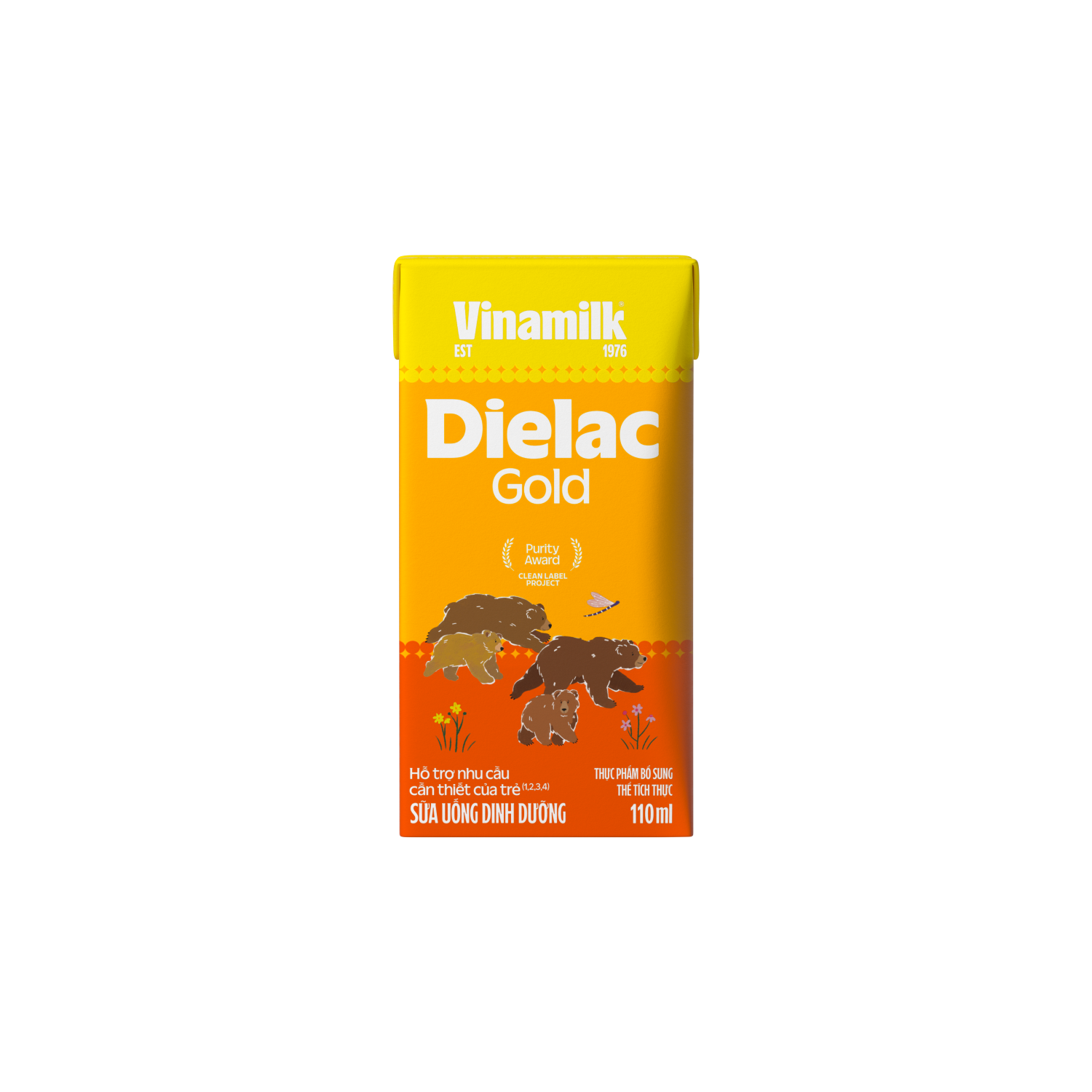 Sữa bột trẻ em pha sẵn Dielac Gold (trên 1 tuổi) 110ml Thùng 48 hộp